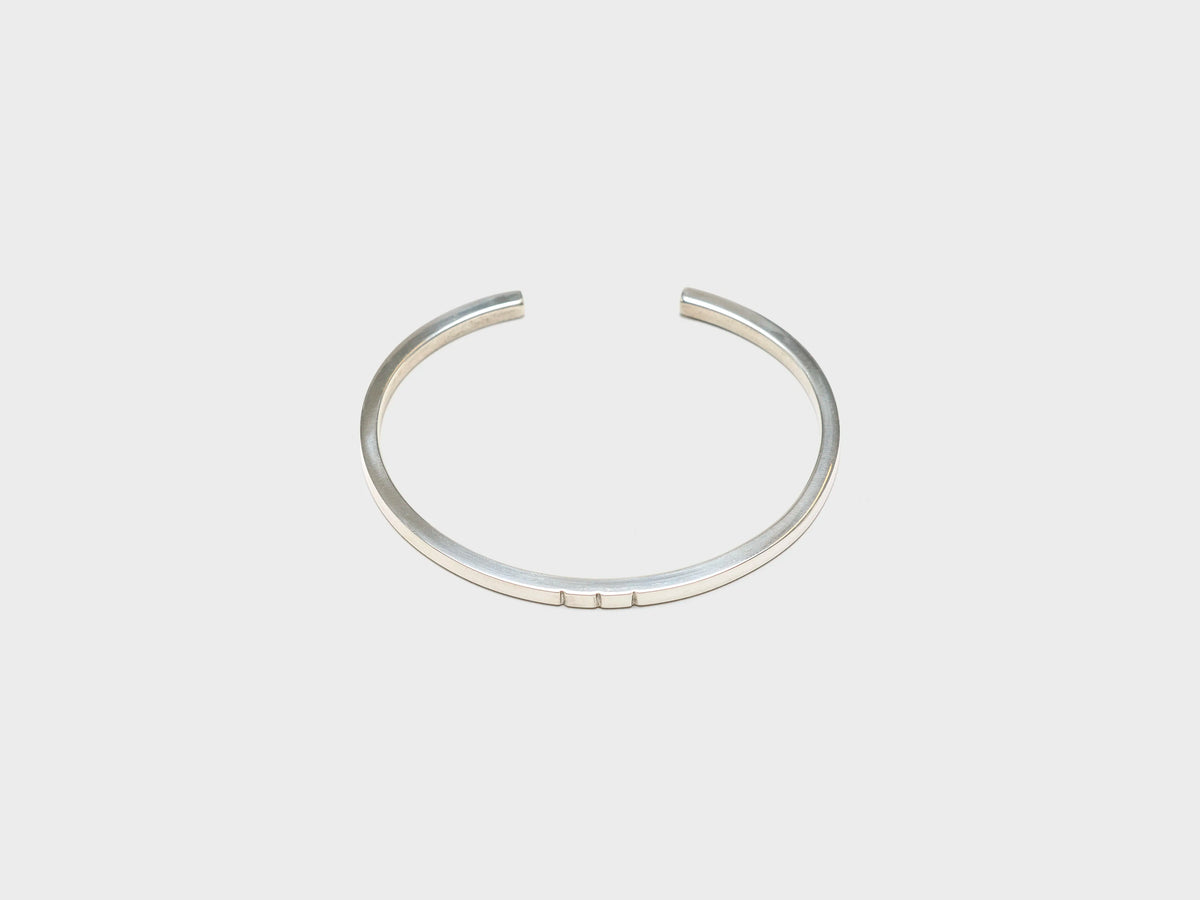 Square Bangle Bracelet (262 / U / SILVER)