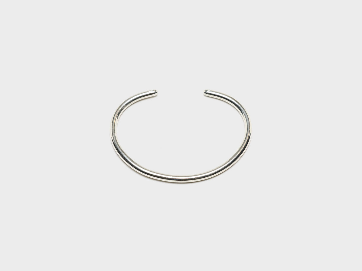 Round Bangle Bracelet (262 / U / SILVER)