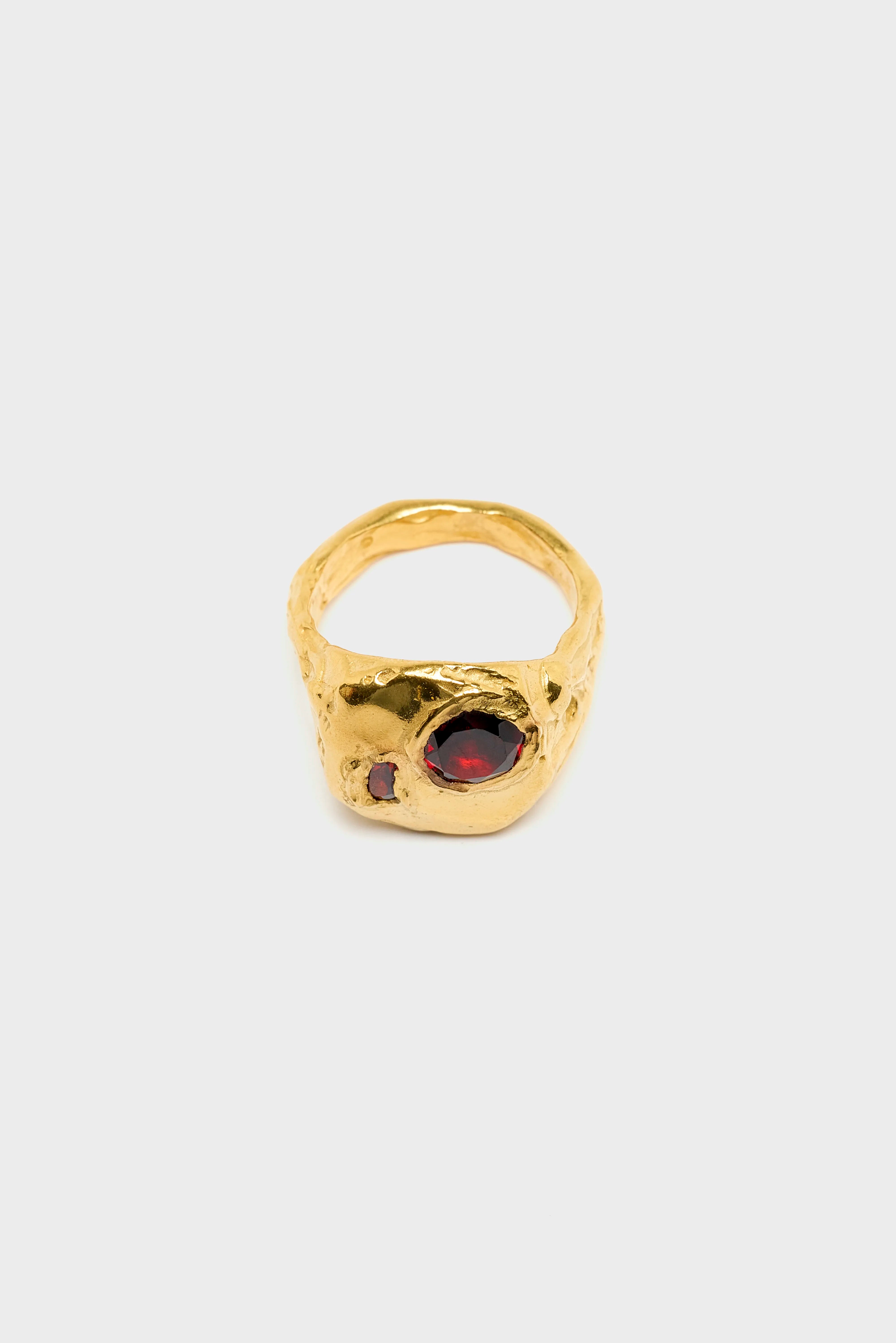 Coco Red Granaat Ring (262 / W / GOLD)