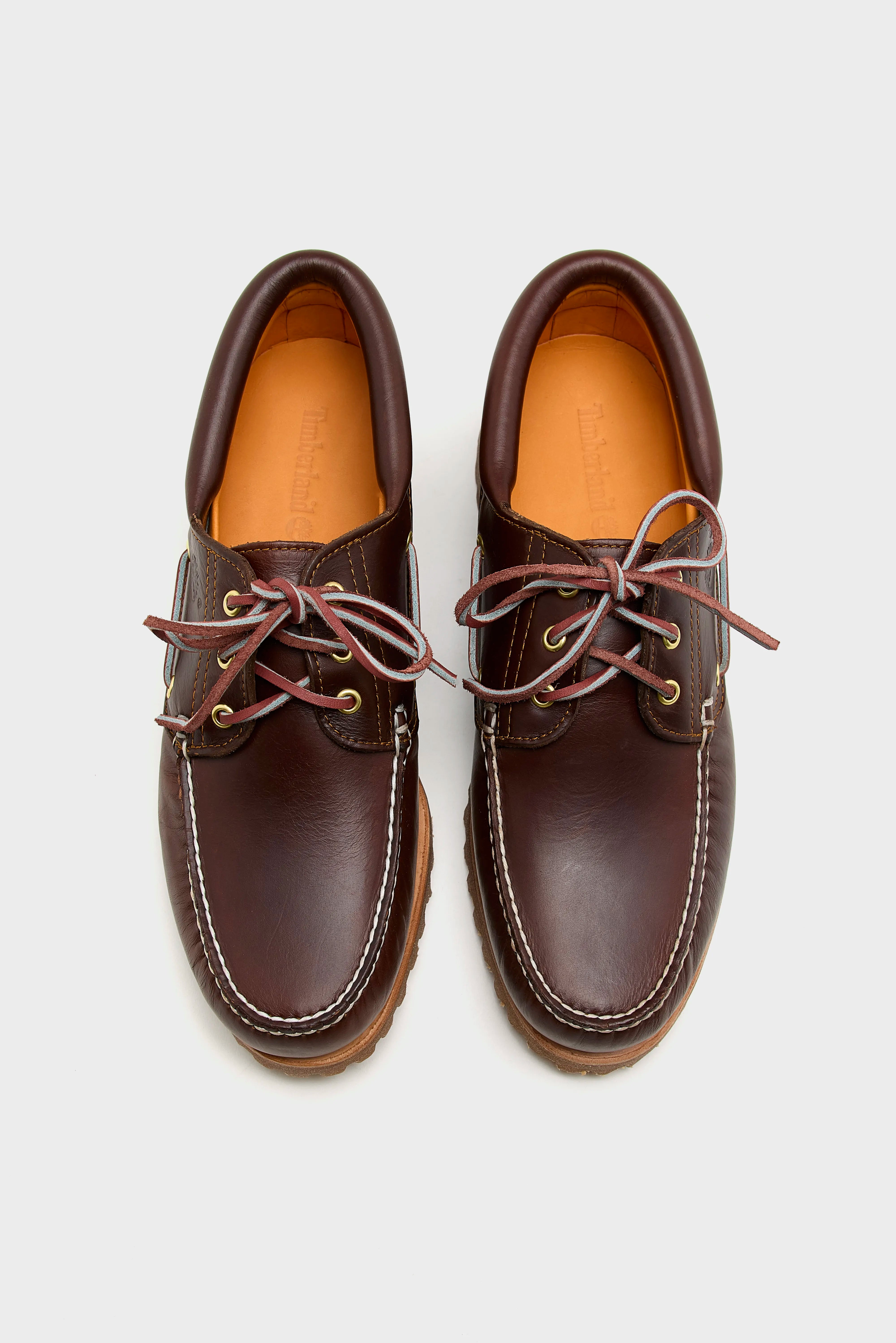 Chaussures bateau Authentic 3-Eye Lug pour hommes (252 / M / BROWN)