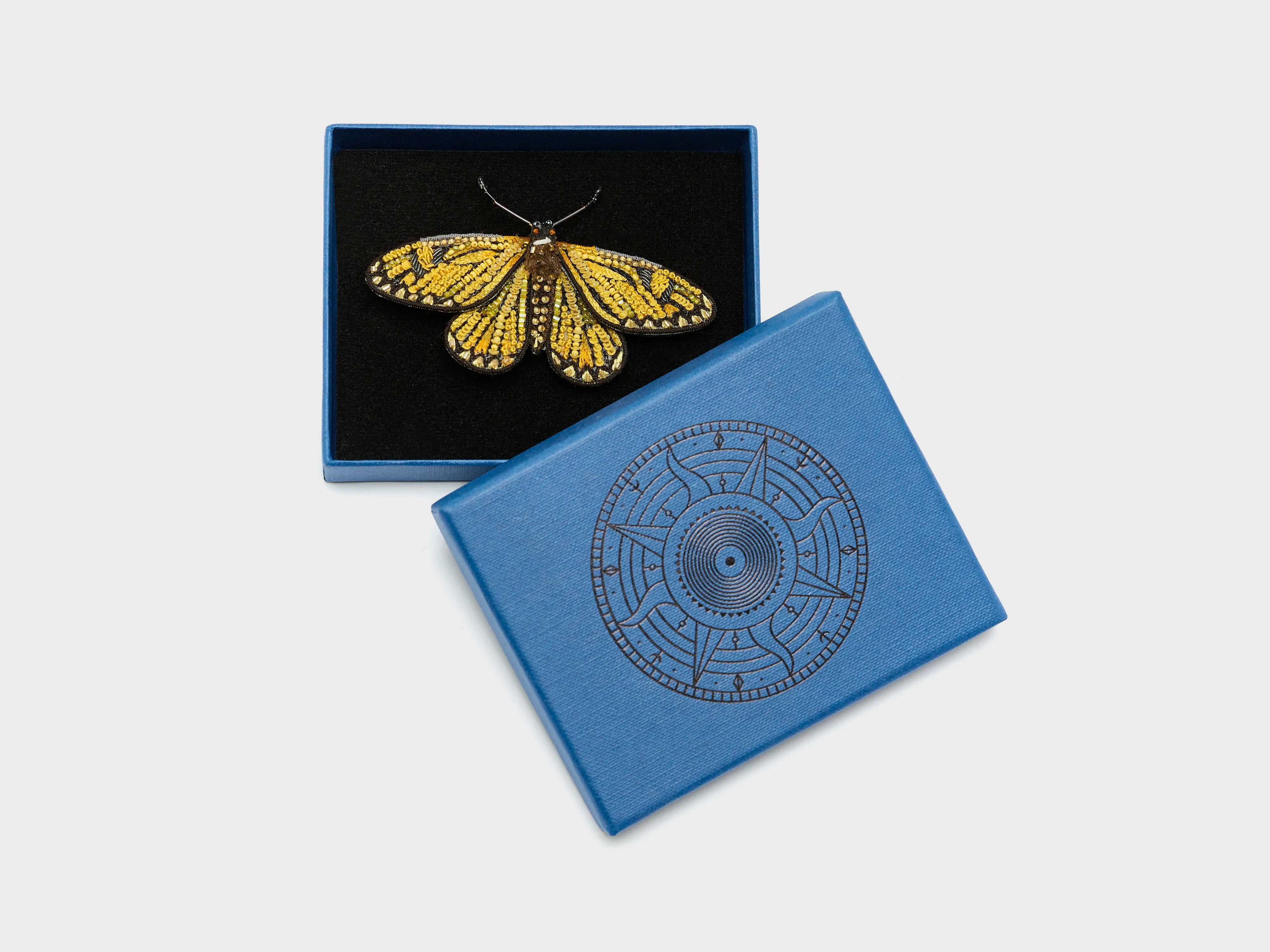 Yellow Coster Brooch (251 / W / YELLOW)