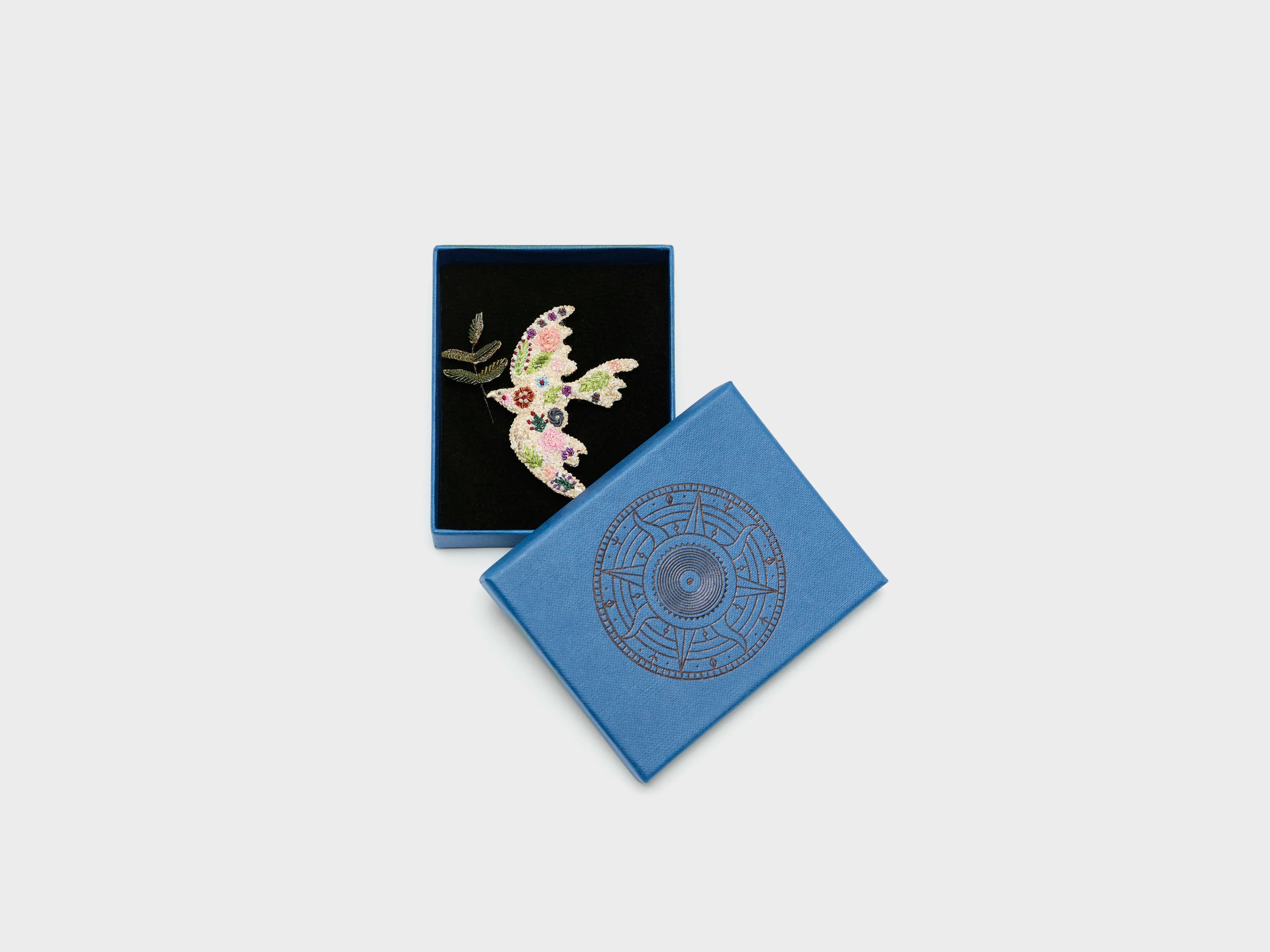 Broche Peace Bird (251 / W / WHITE)