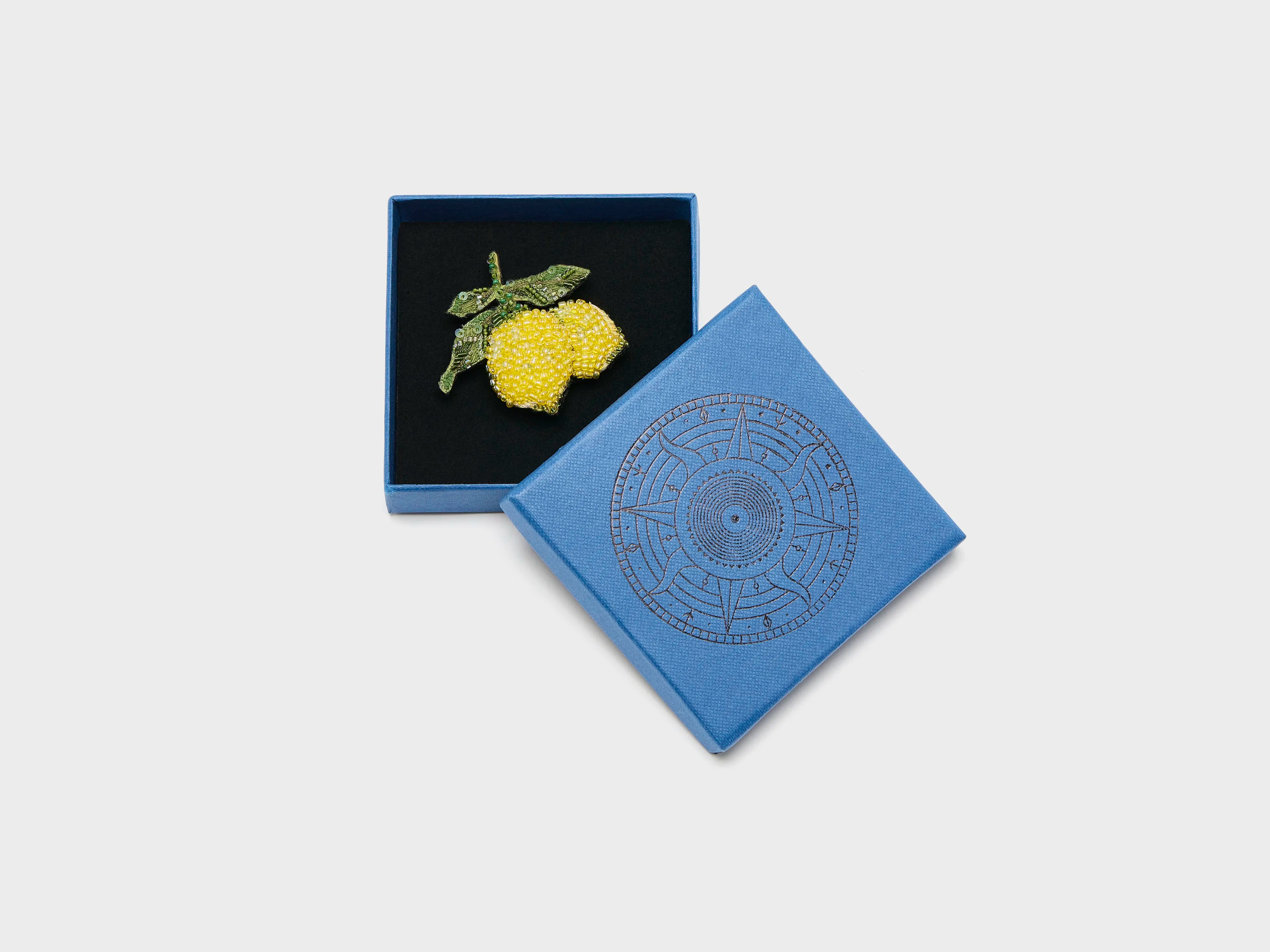 Amalfi Lemons Brooch Pin (261 / W / YELLOW)