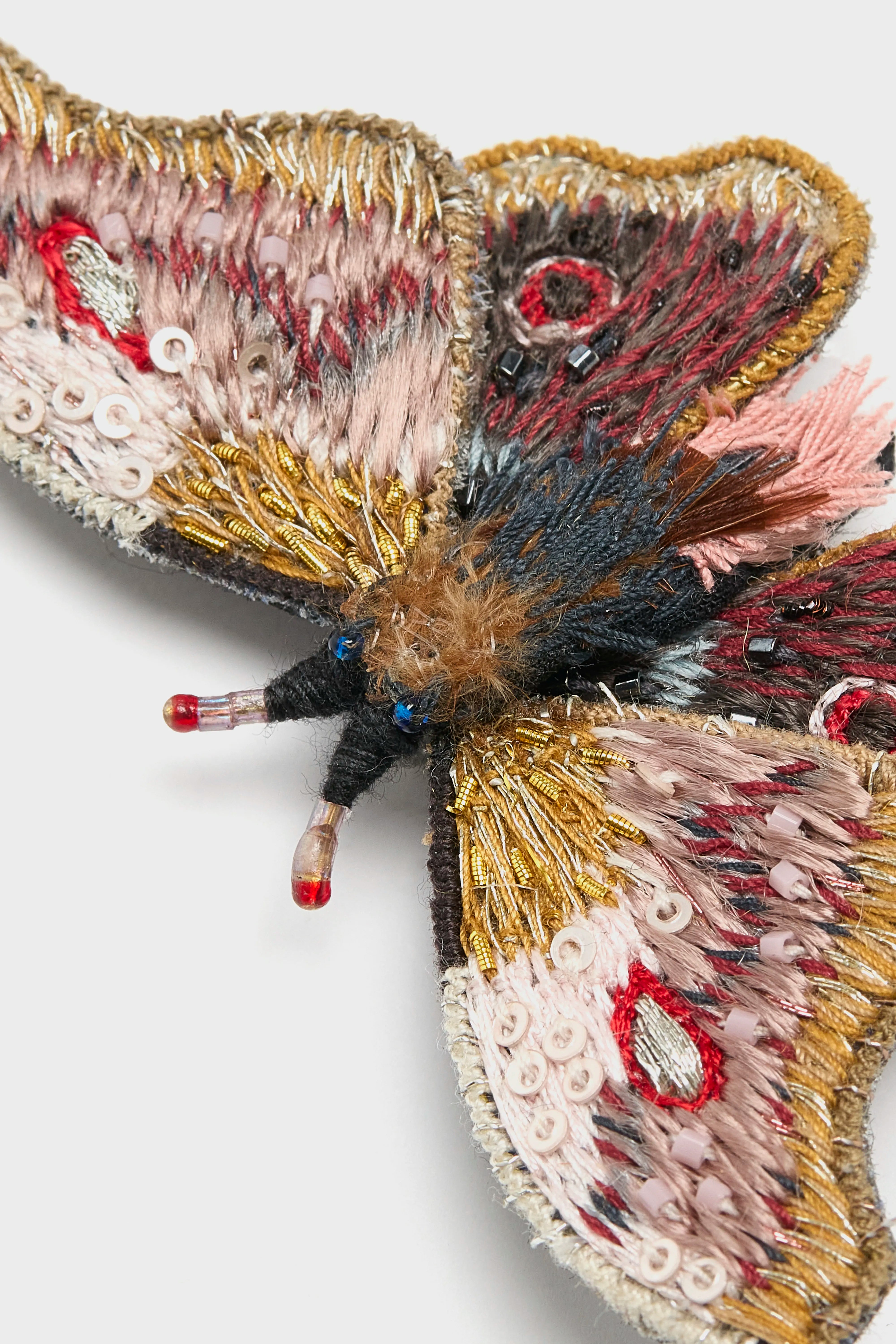 Emperor Mopane Moth Brooch Pin (261 / W / MULTICOLOR)