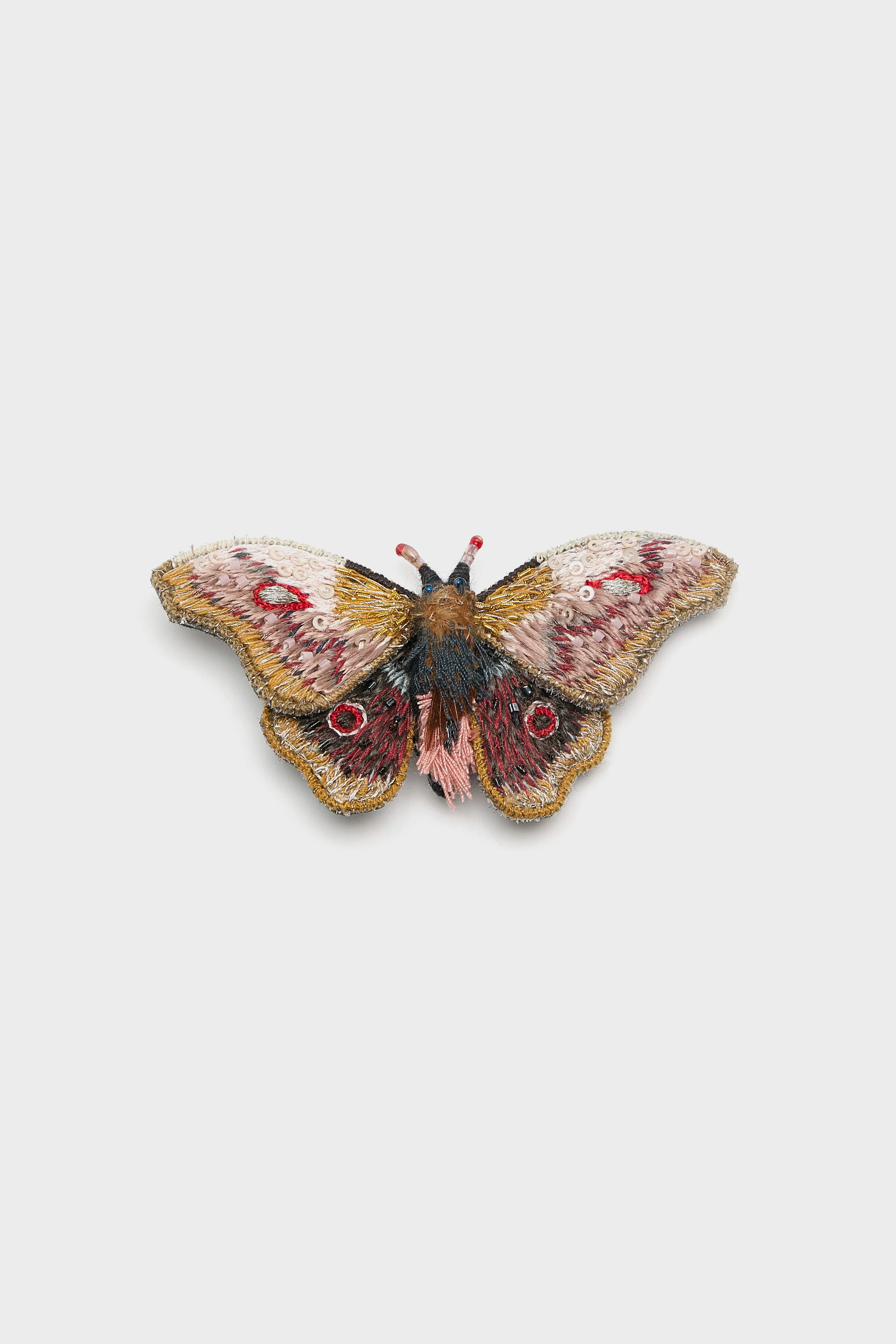 Emperor Mopane Moth Brooch Pin (261 / W / MULTICOLOR)