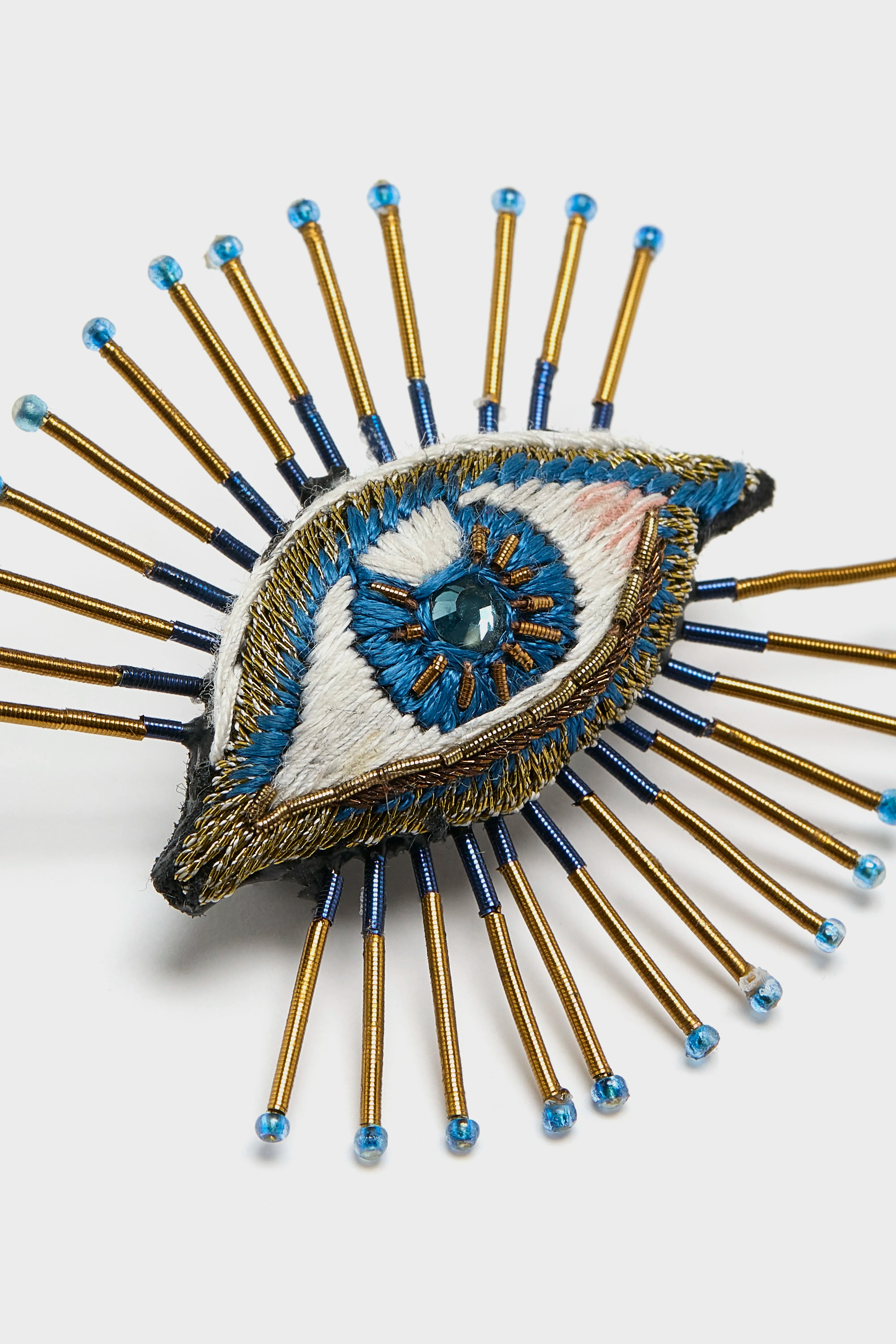 Sea Mystic Eye Brooch Pin (261 / W / BLUE)