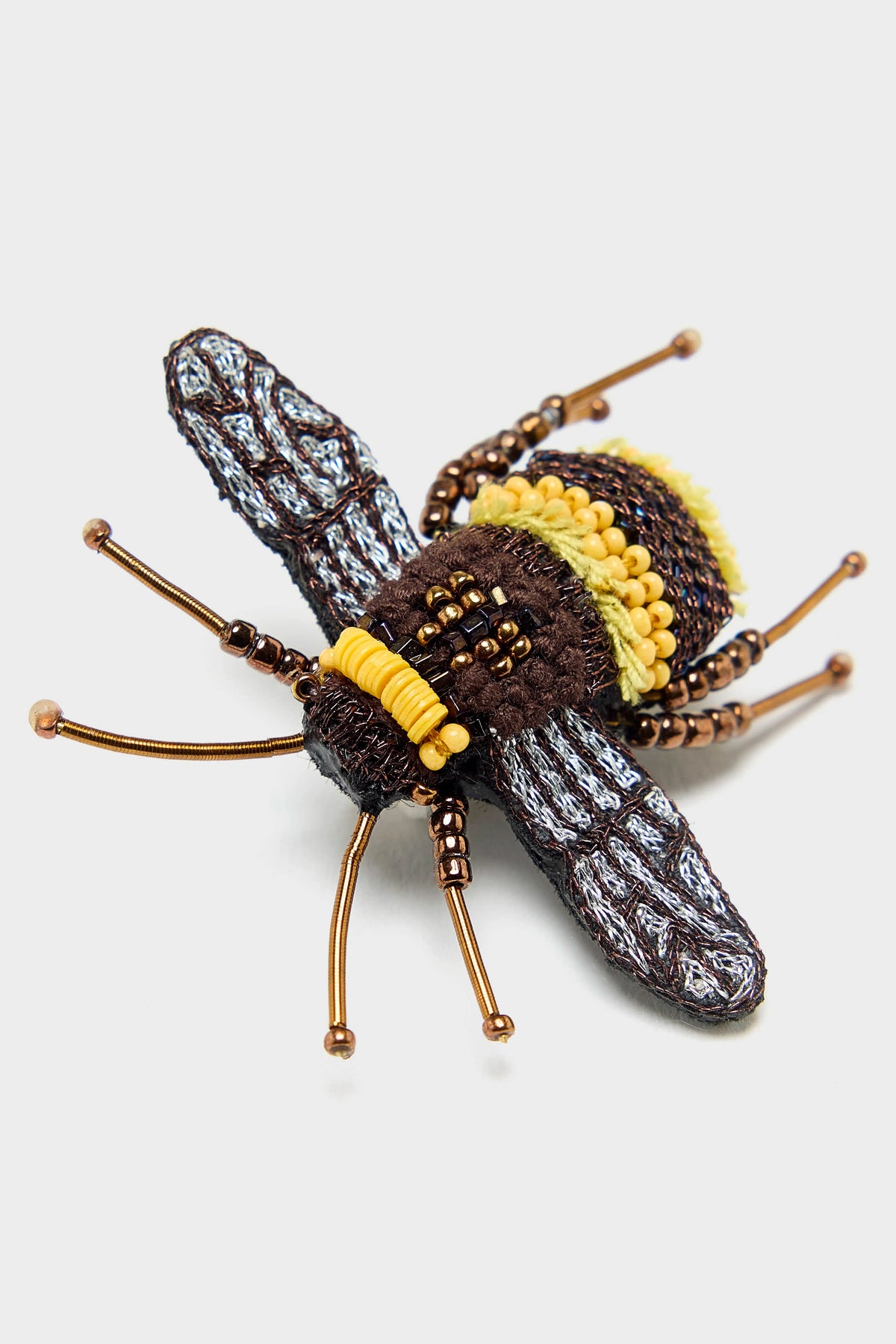 Bumble Bee Brooch Pin (262 / W / YELLOW)
