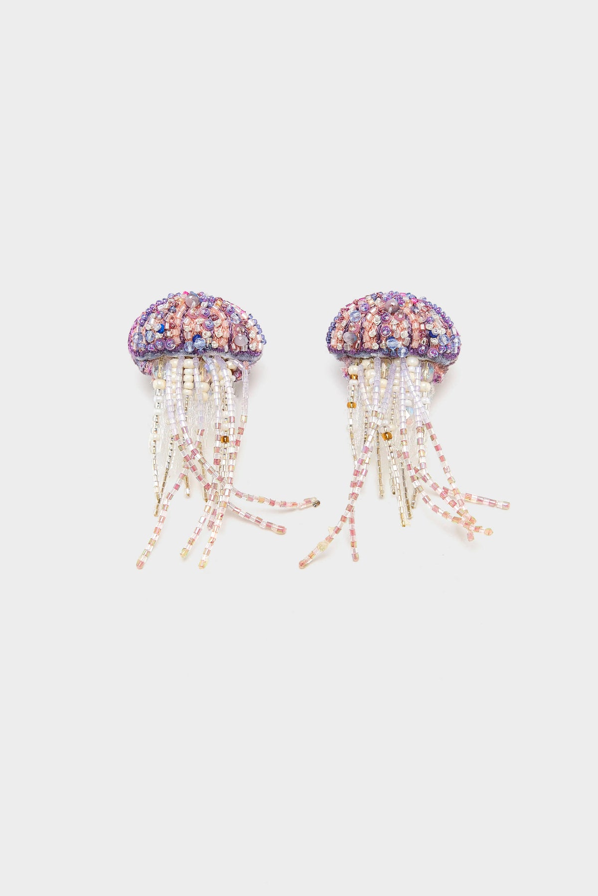 Ocean Jellyfish Earrings (262 / W / PINK)