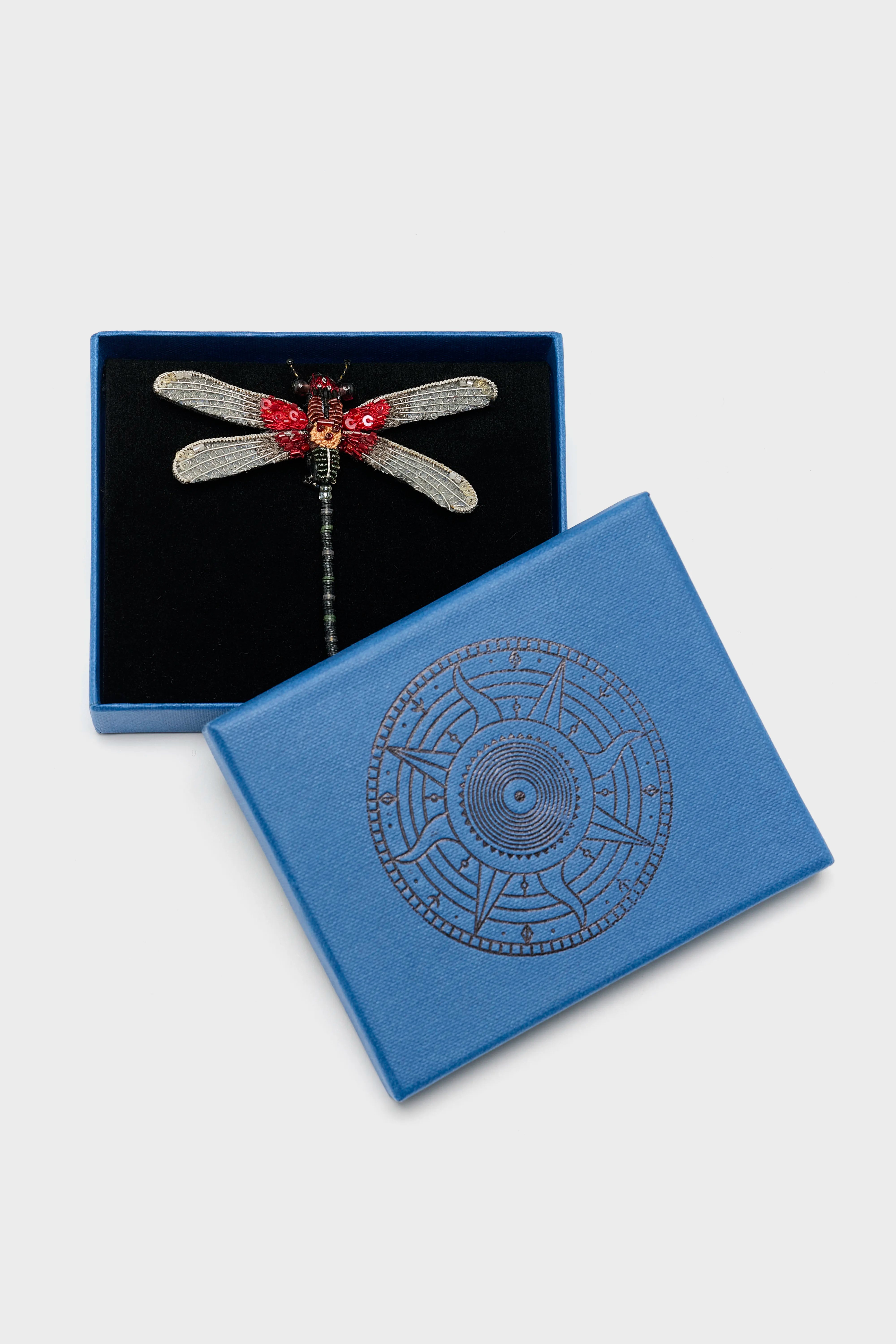 Rubyspot Damselfly Brooch Pin For Women | Bellerose