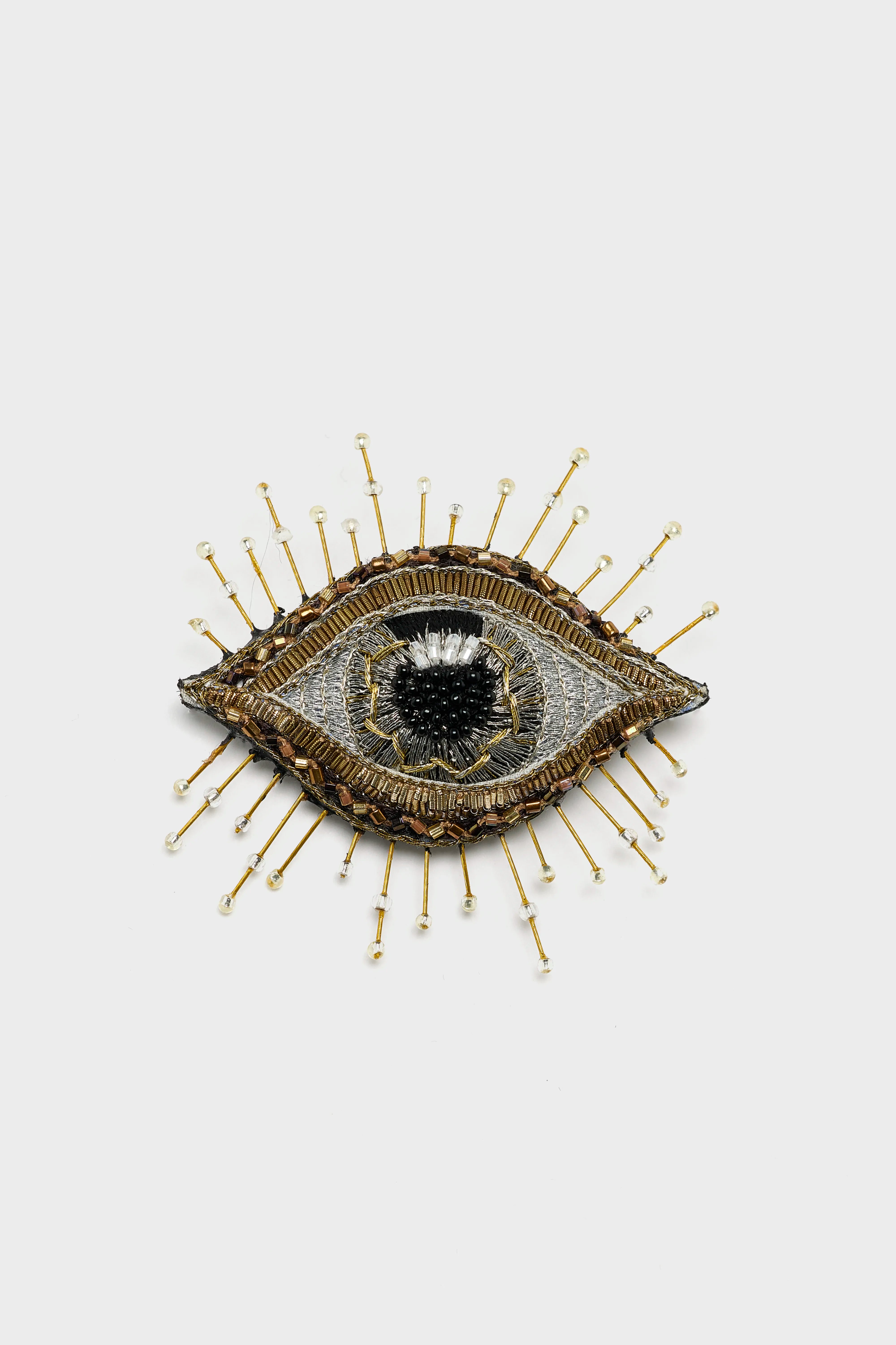 Inner Eye Brooch Pin (252 / W / GOLD)