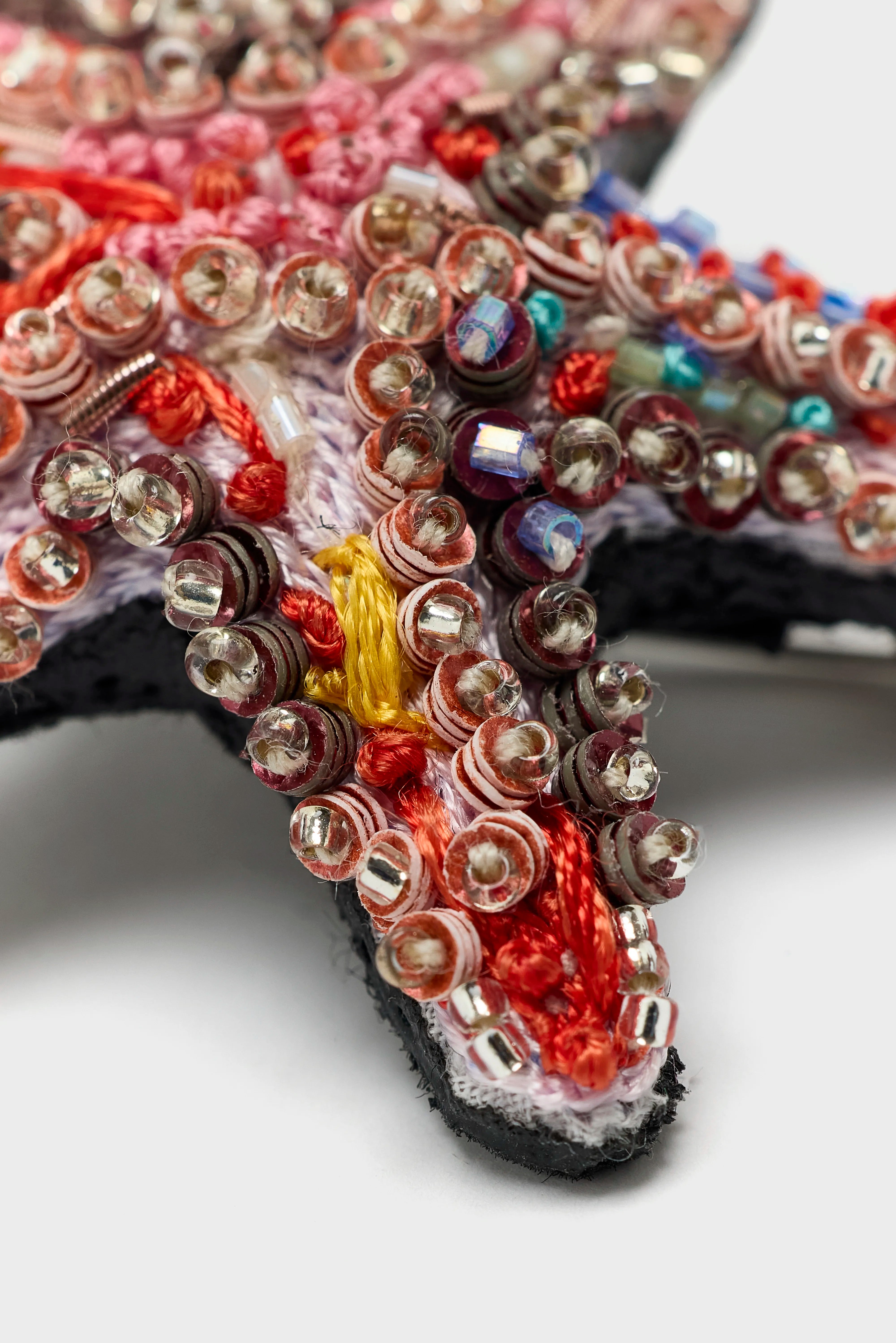 Pink Star Brooch Pin (252 / W / PINK)