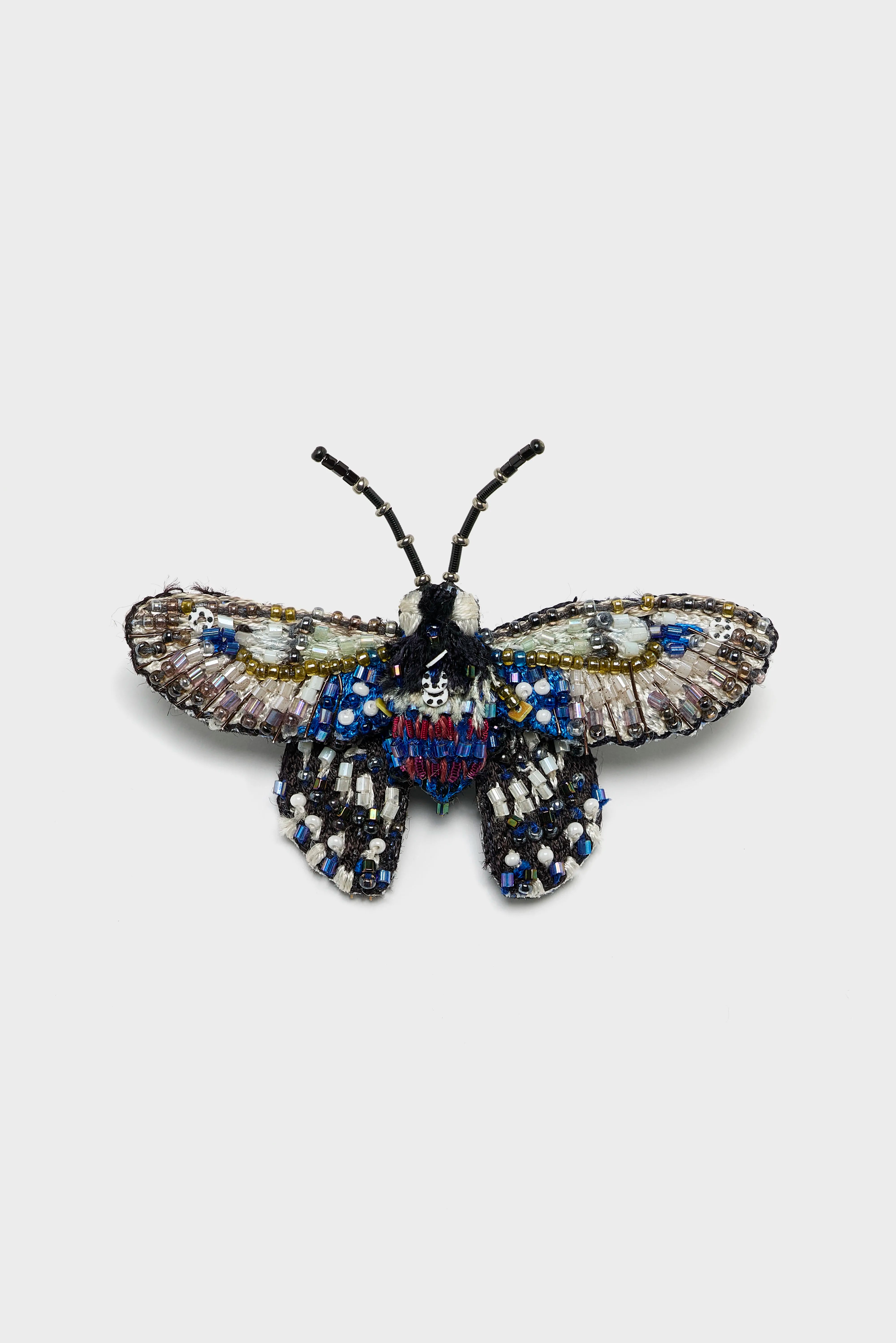 Borneo Birdwing Butterfly Brooch Pin (252 / W / MULTICOLOR)