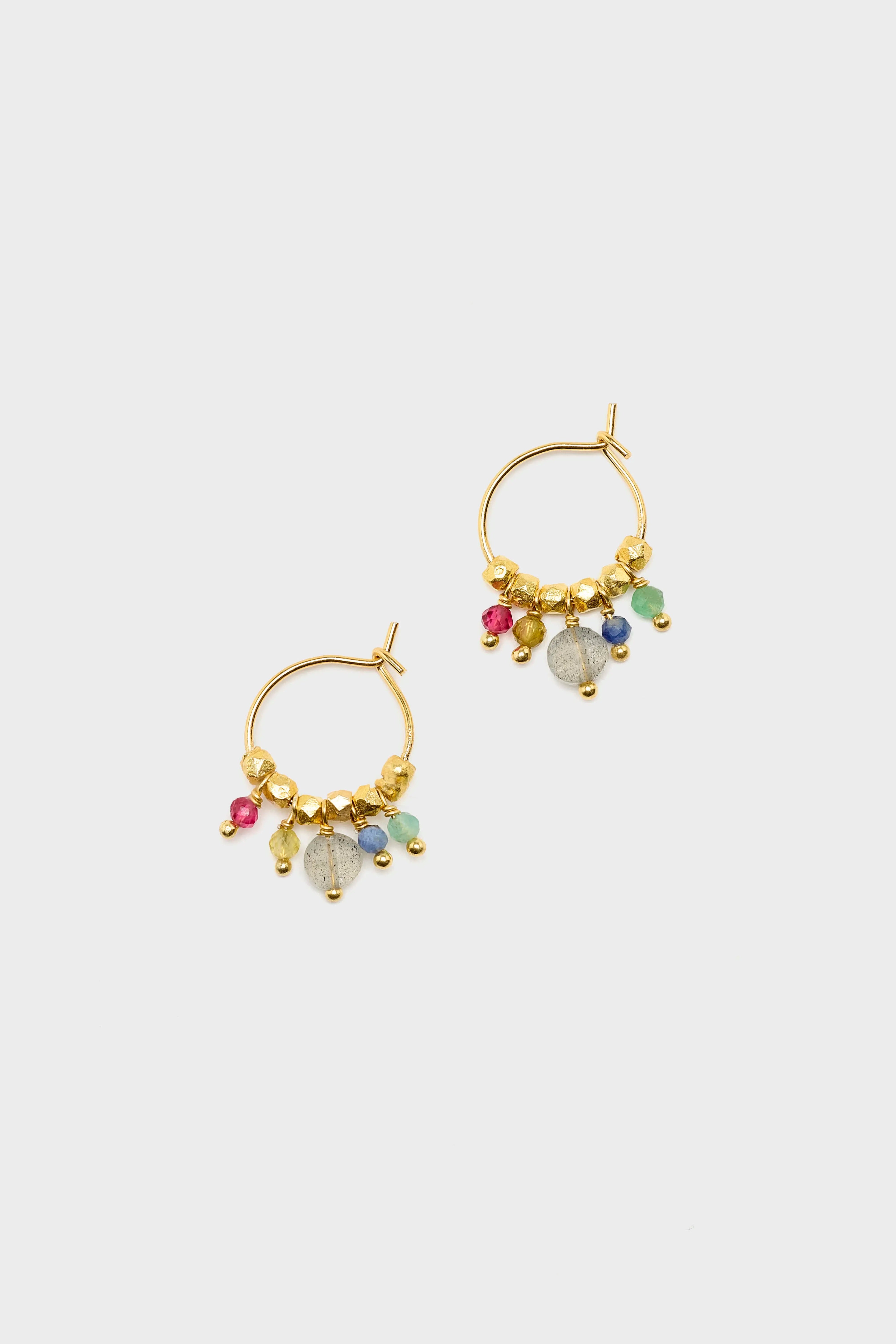 Ginevrine Hoop Earrings (261 / W / MULTICOLOR)