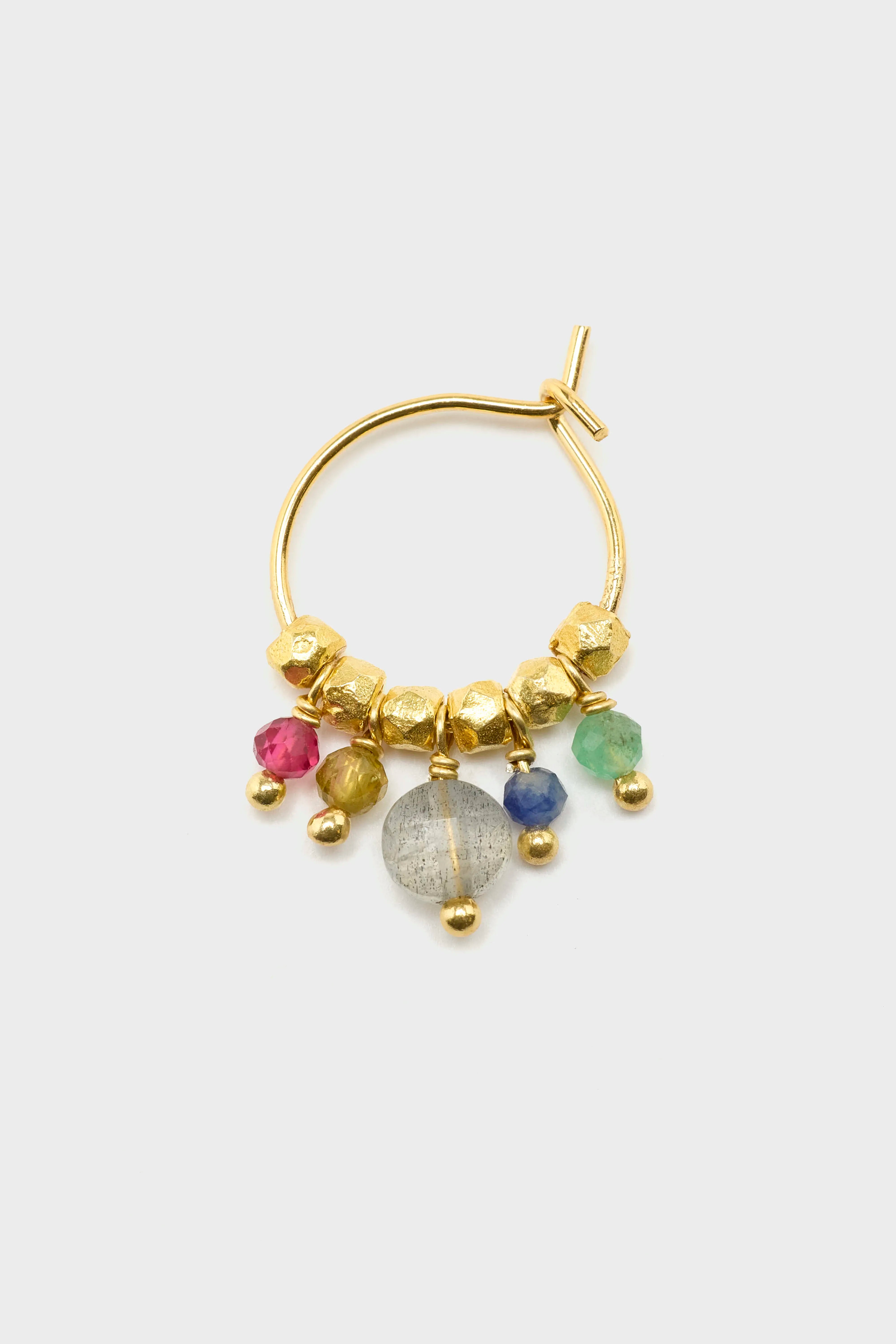 Ginevrine Hoop Earrings (261 / W / MULTICOLOR)