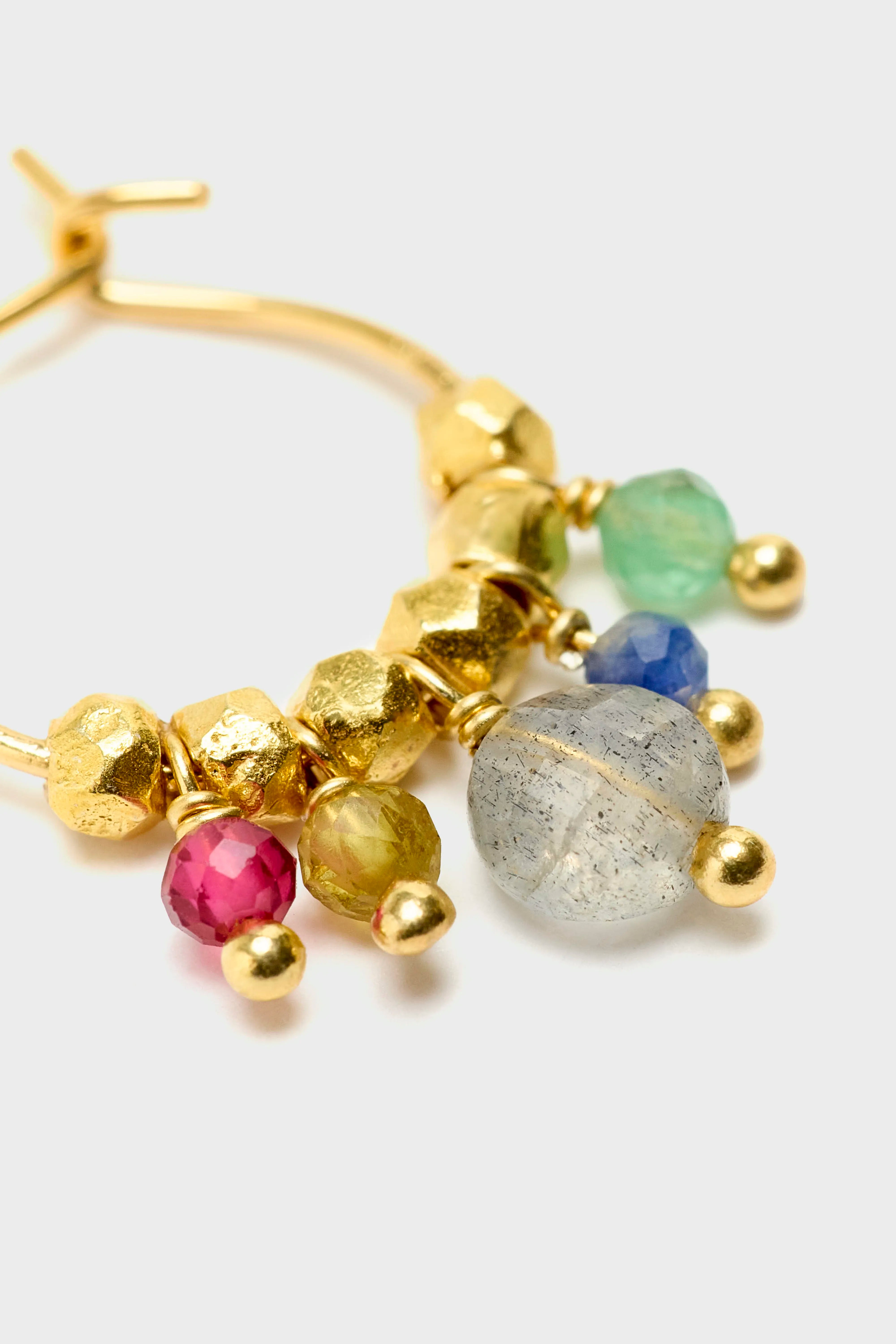 Ginevrine Hoop Earrings (261 / W / MULTICOLOR)