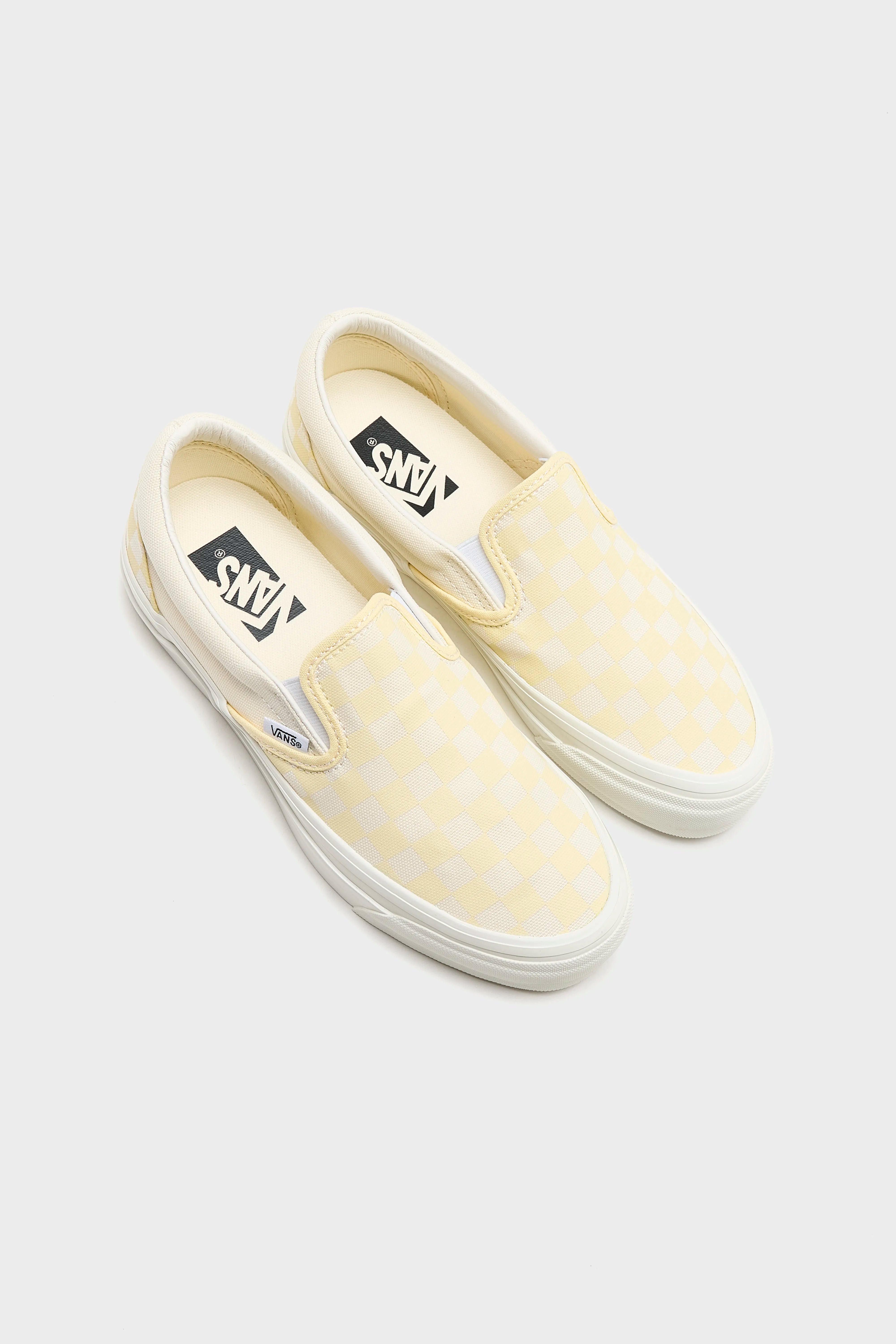 Classic Slip-On Checkerboard Schoenen voor dames (261 / W / YELLOW)