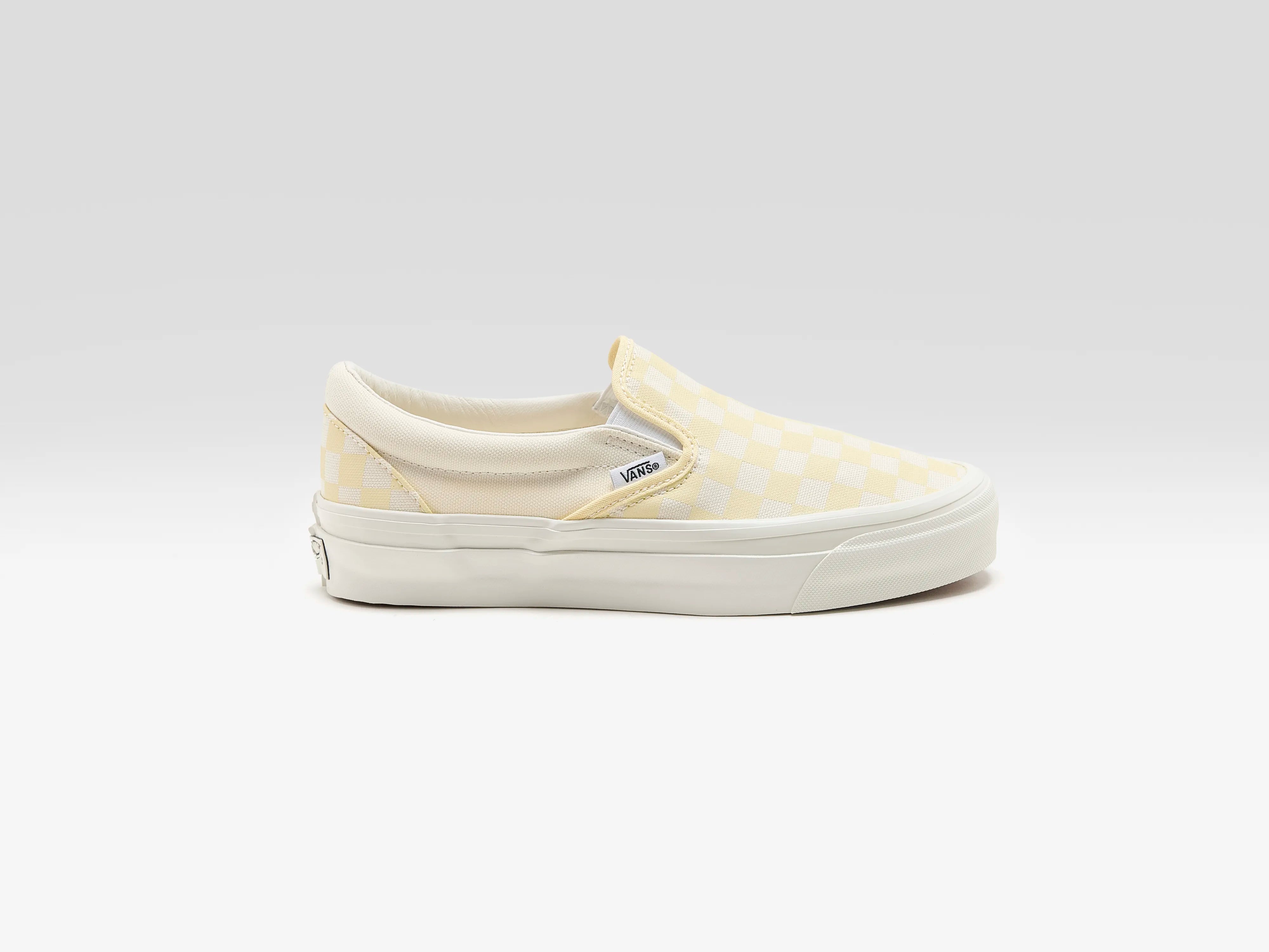 Classic Slip-On Checkerboard Schoenen voor dames (261 / W / YELLOW)