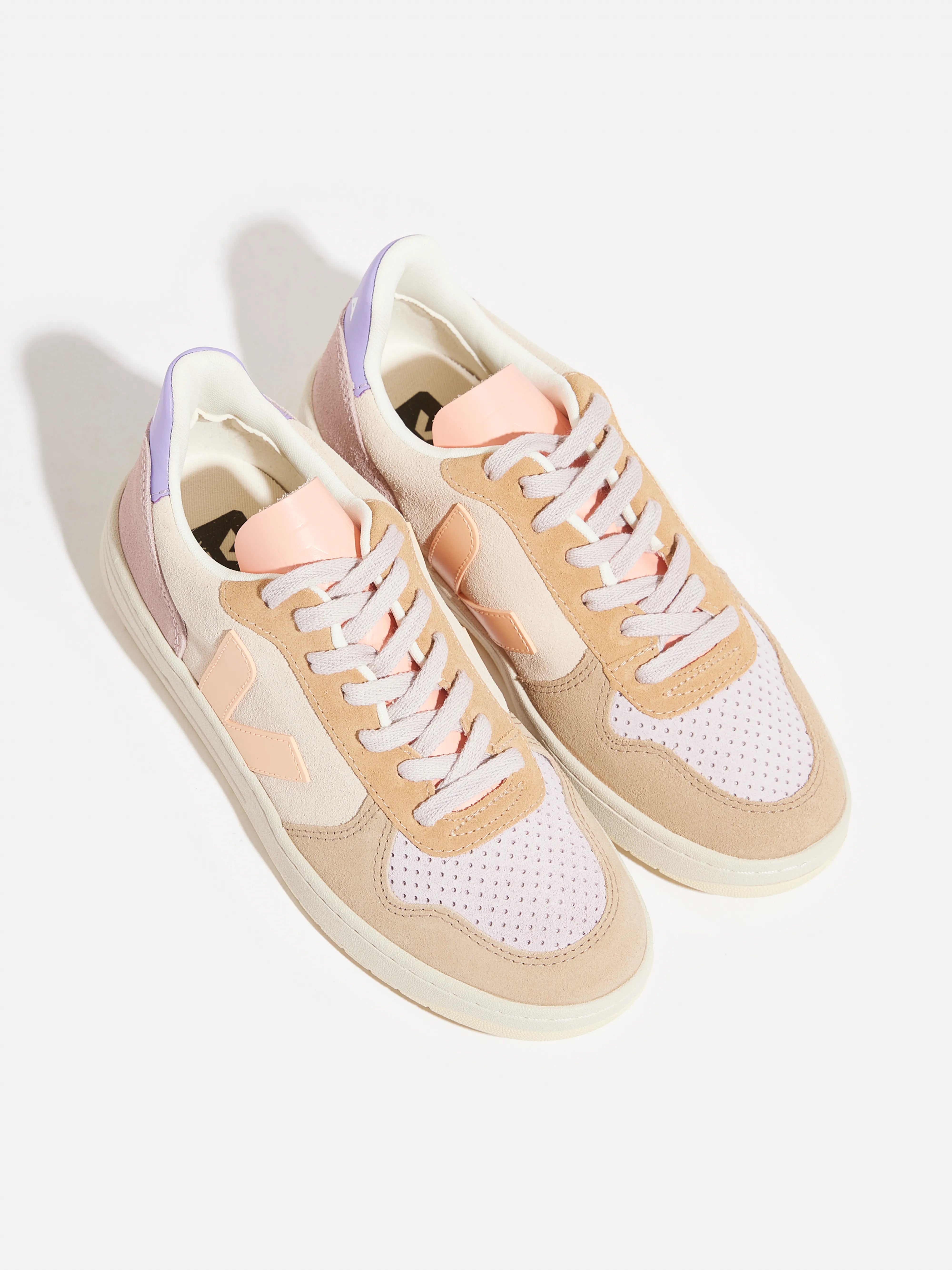 V-10 suede pour Femmes (232 / W / PEACH)