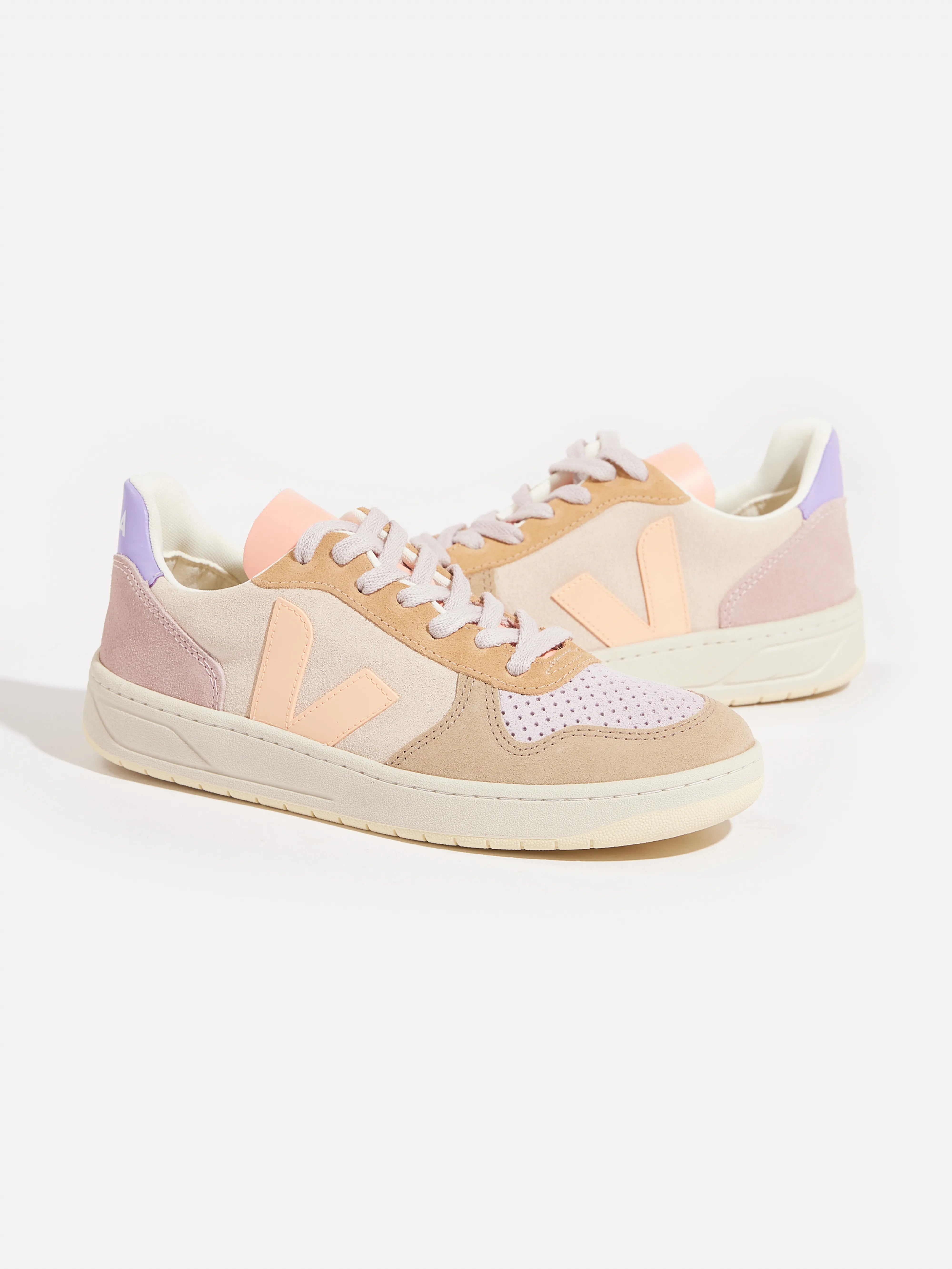 V-10 suede pour Femmes (232 / W / PEACH)