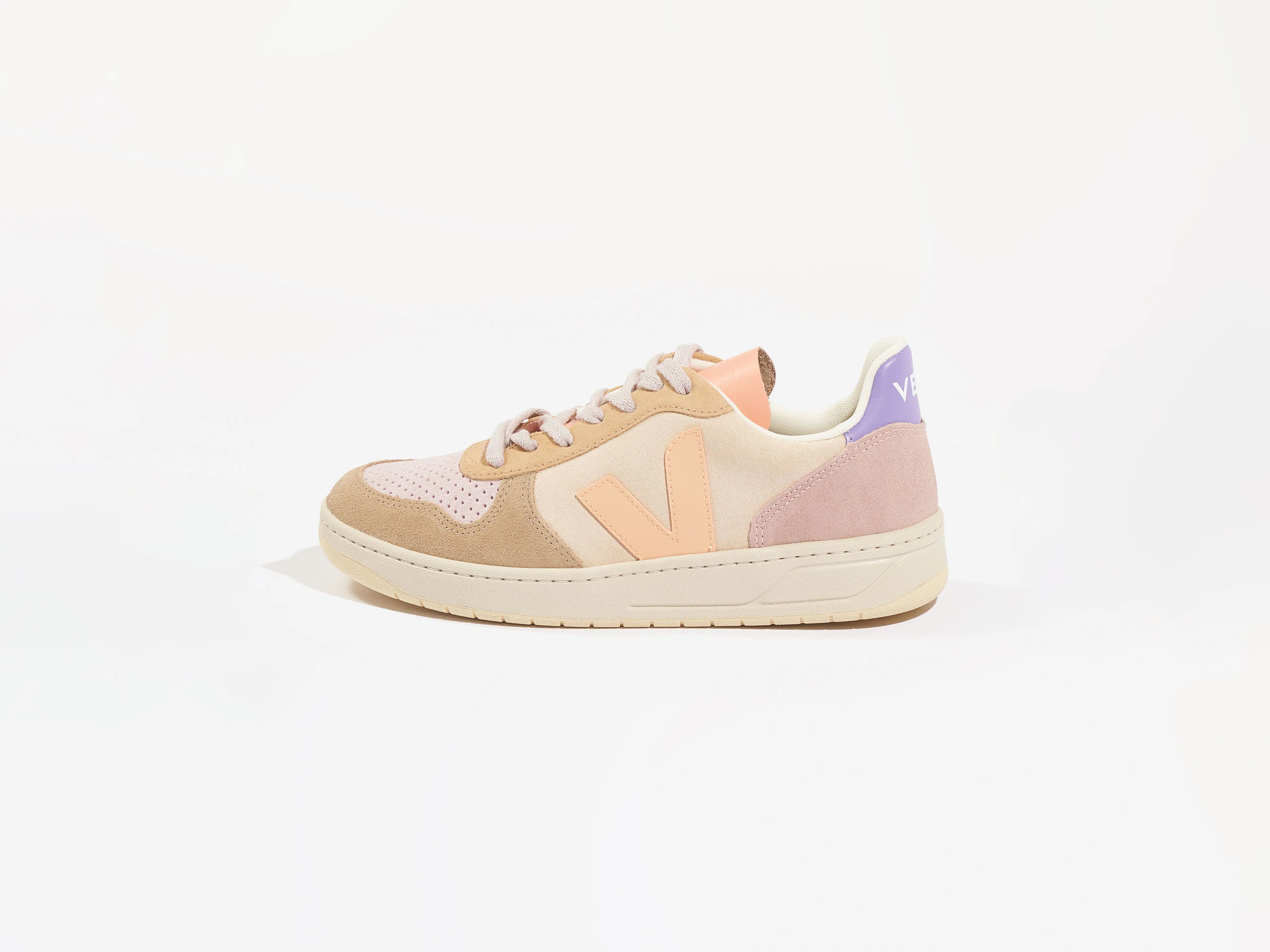 V-10 suede pour Femmes (232 / W / PEACH)