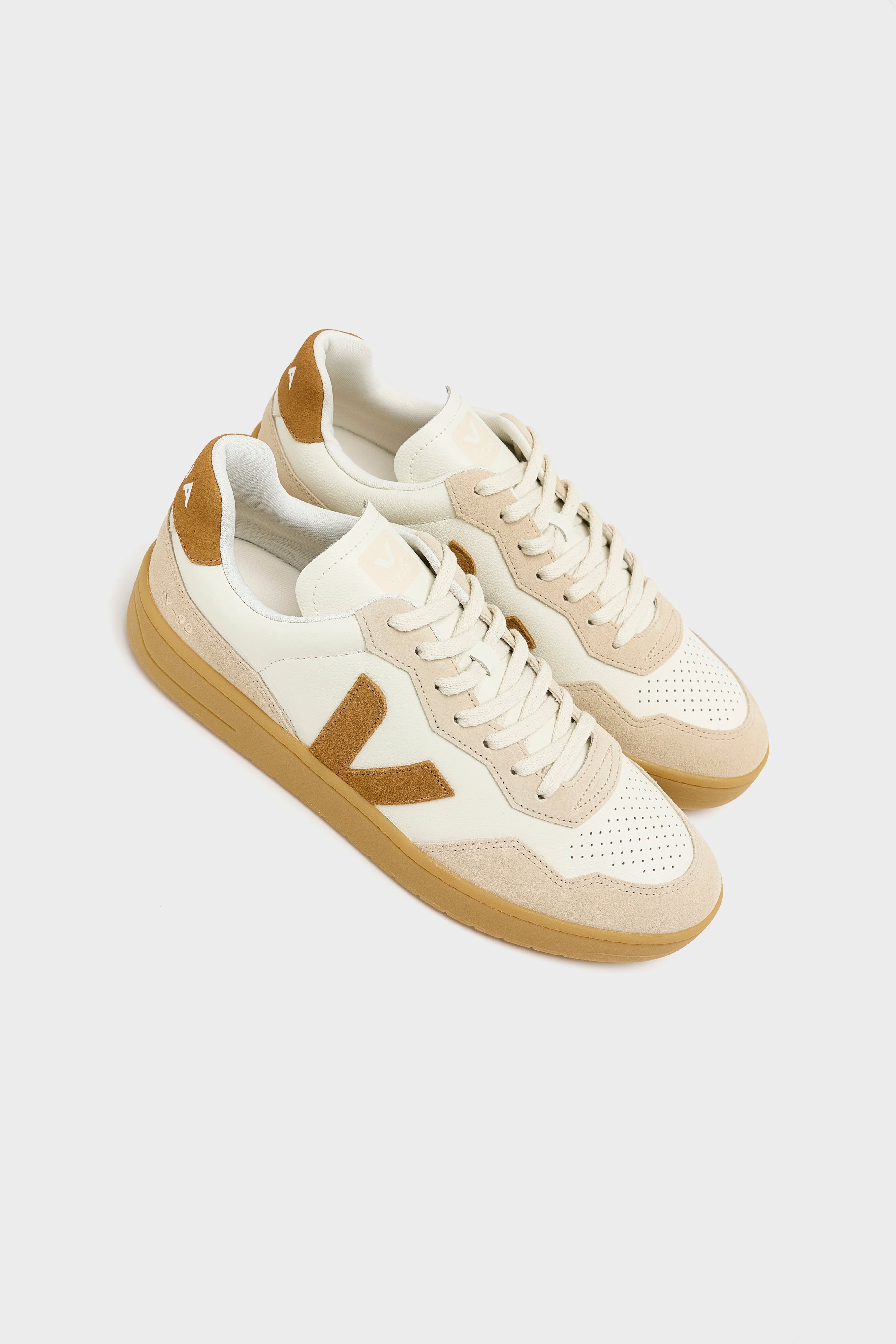 V-90 O.T. Leather voor Mannen (252 / M / WHITE)