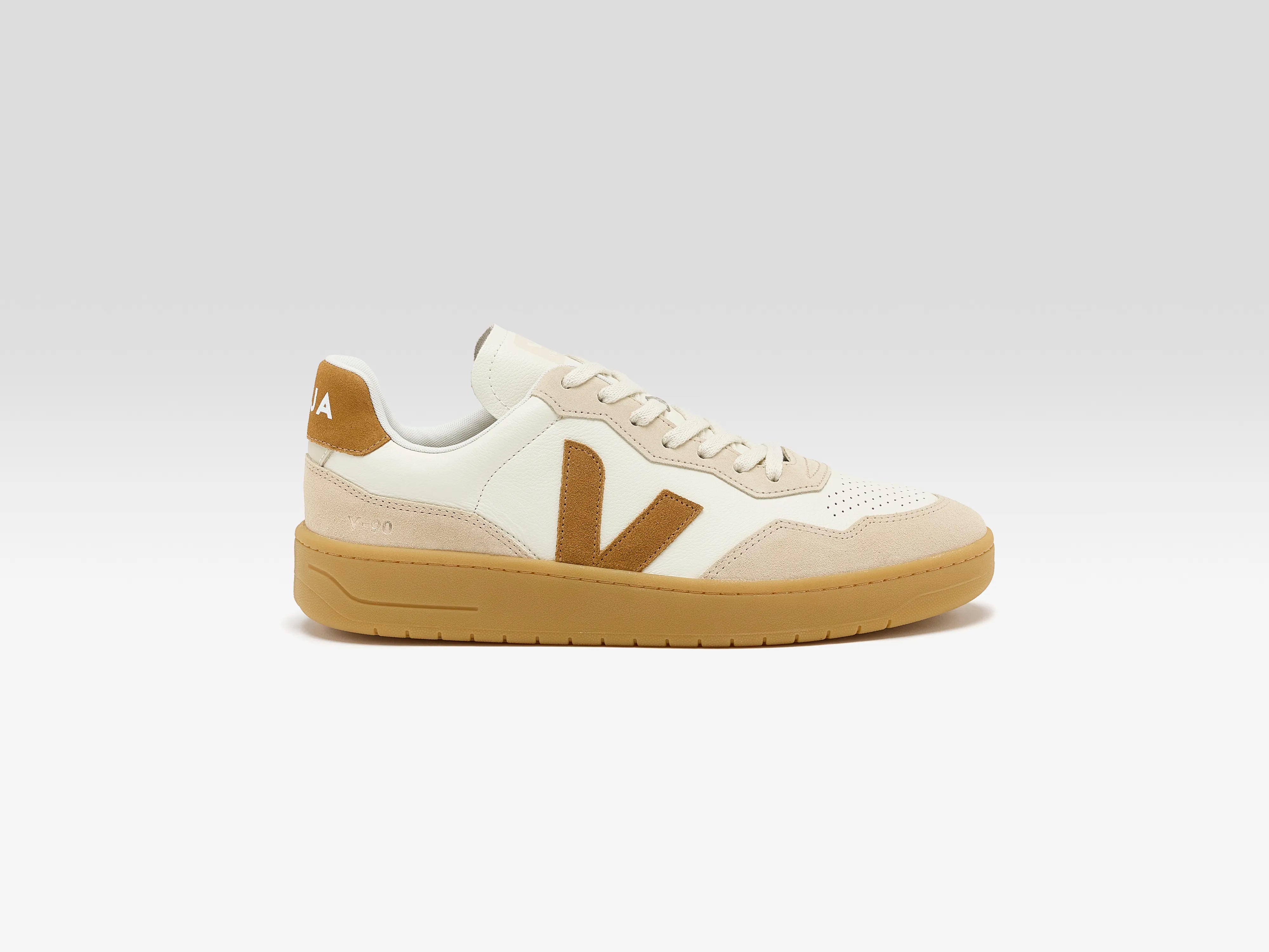 V-90 O.T. Leather voor Mannen (252 / M / WHITE)