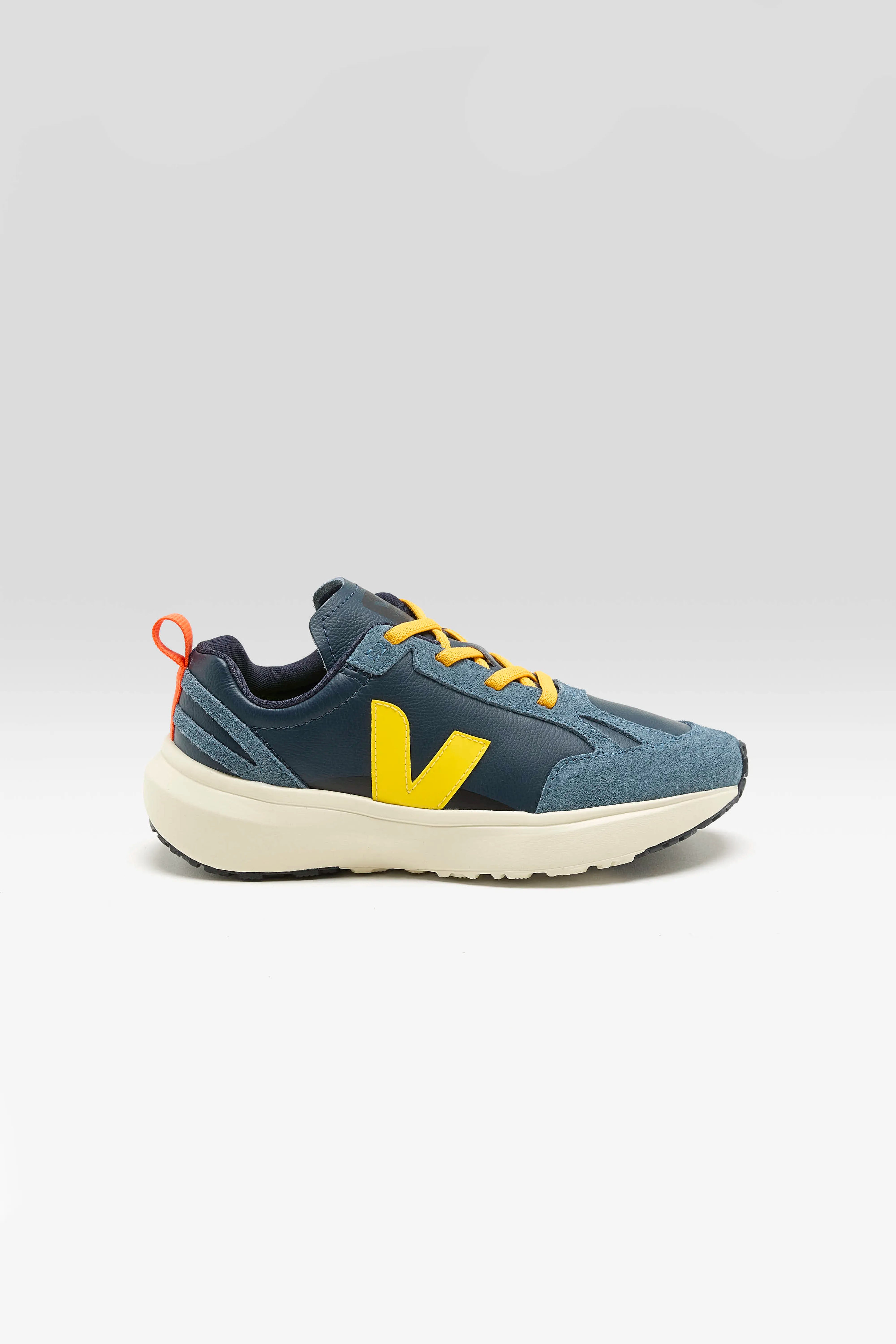 Canary en Cuir pour Enfants (261 / B / NAVY)