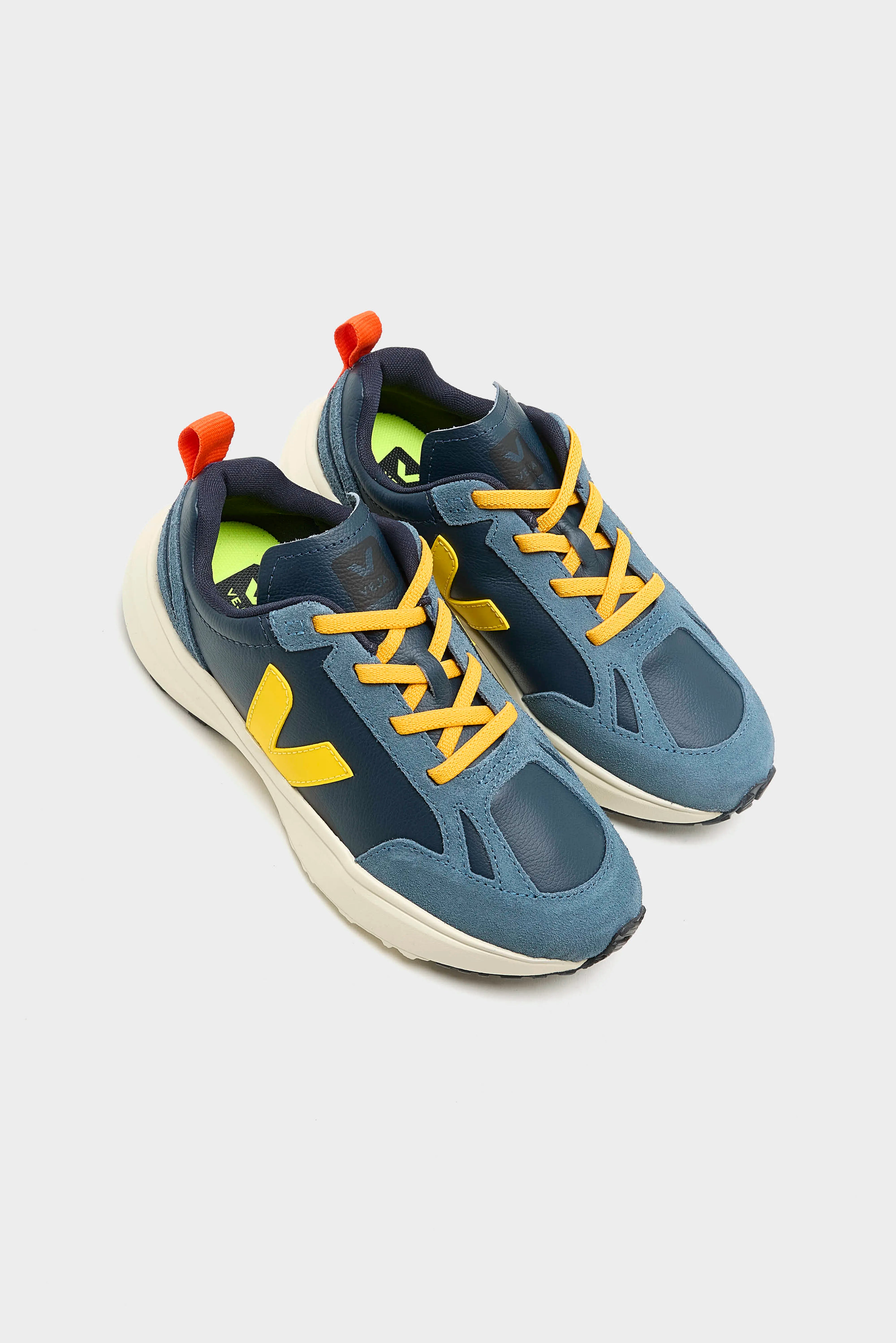 Canary en Cuir pour Enfants (261 / B / NAVY)