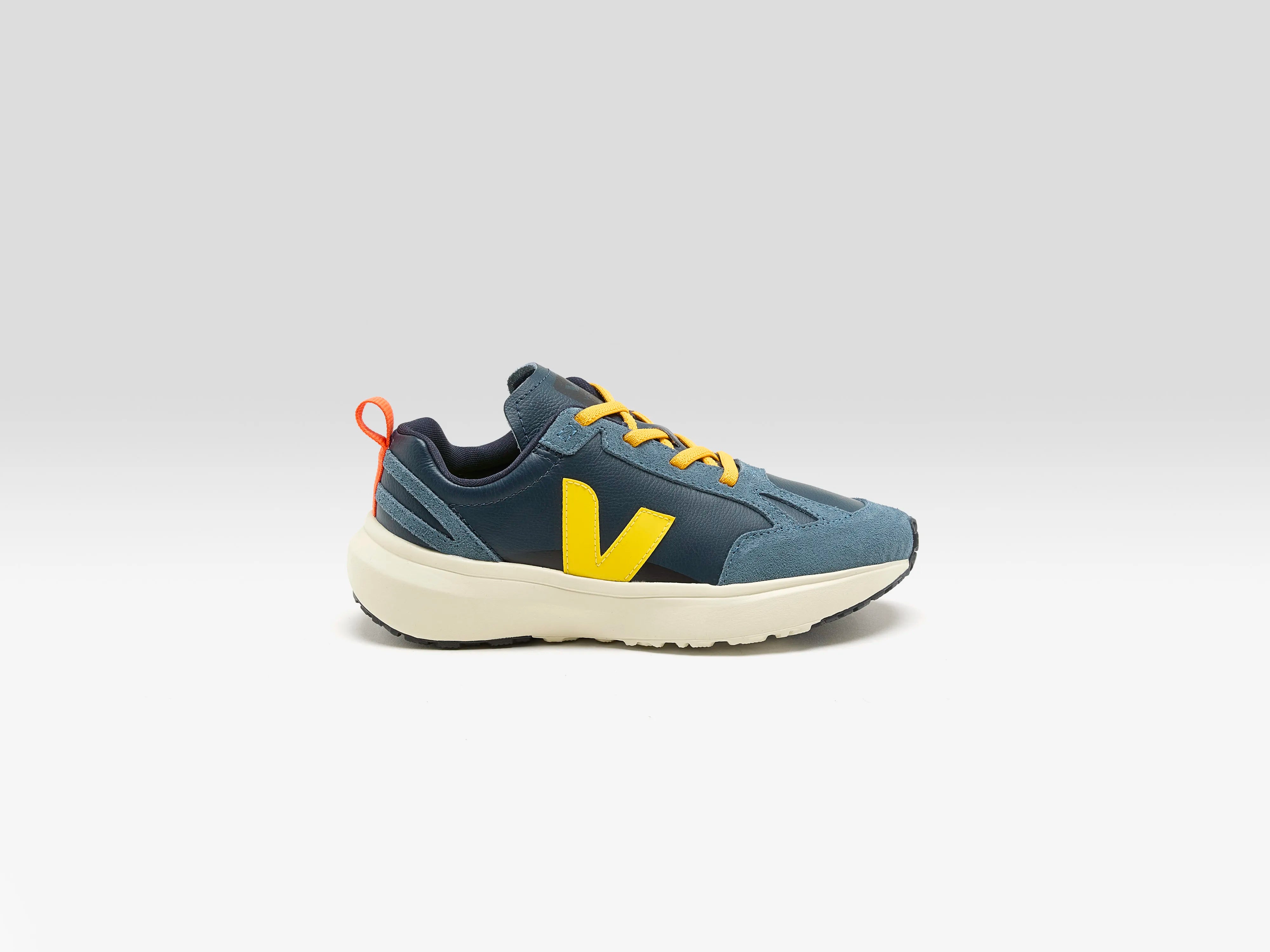 Canary en Cuir pour Enfants (261 / B / NAVY)