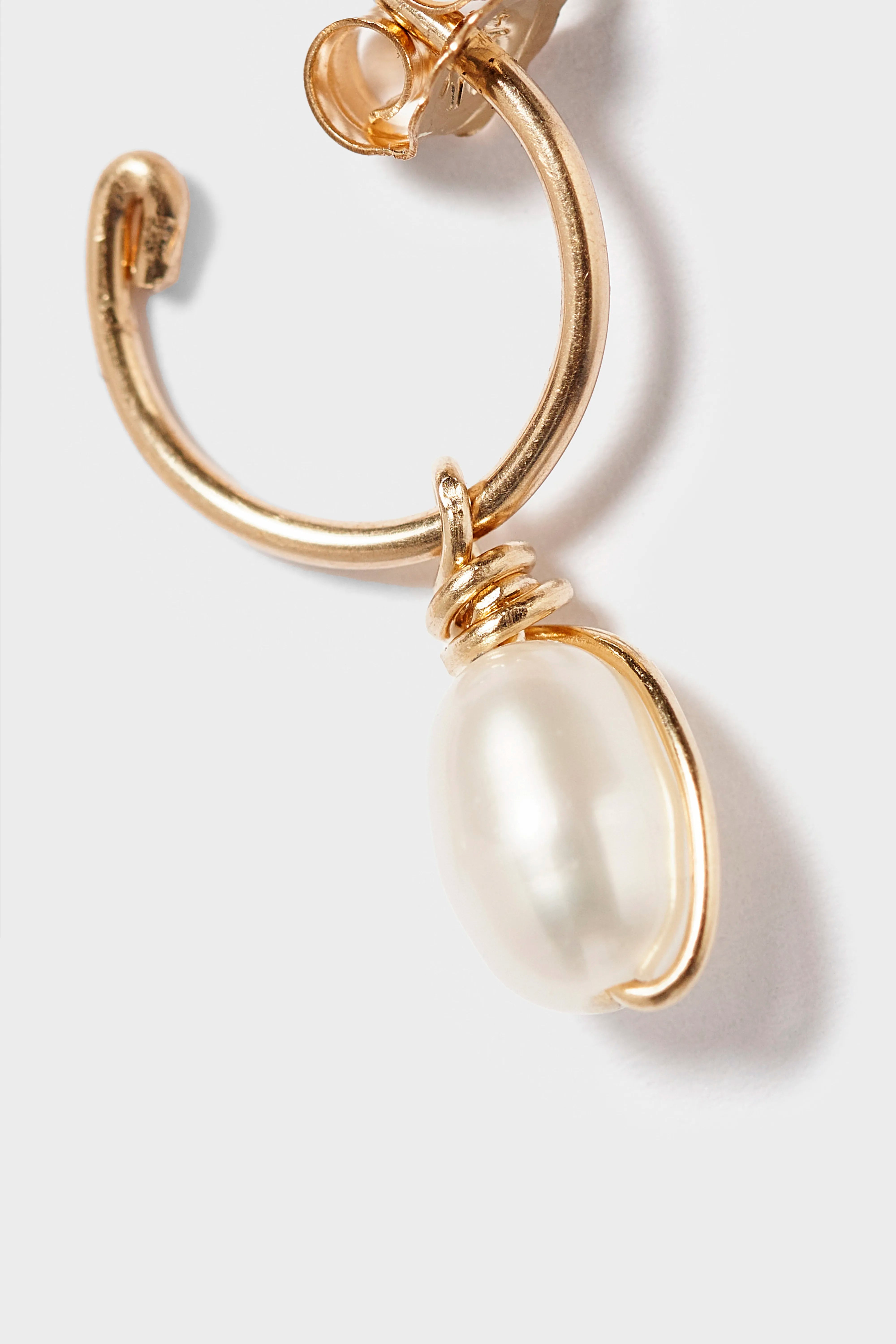 Stella Mini Hoop Earrings (241 / W / GOLD)