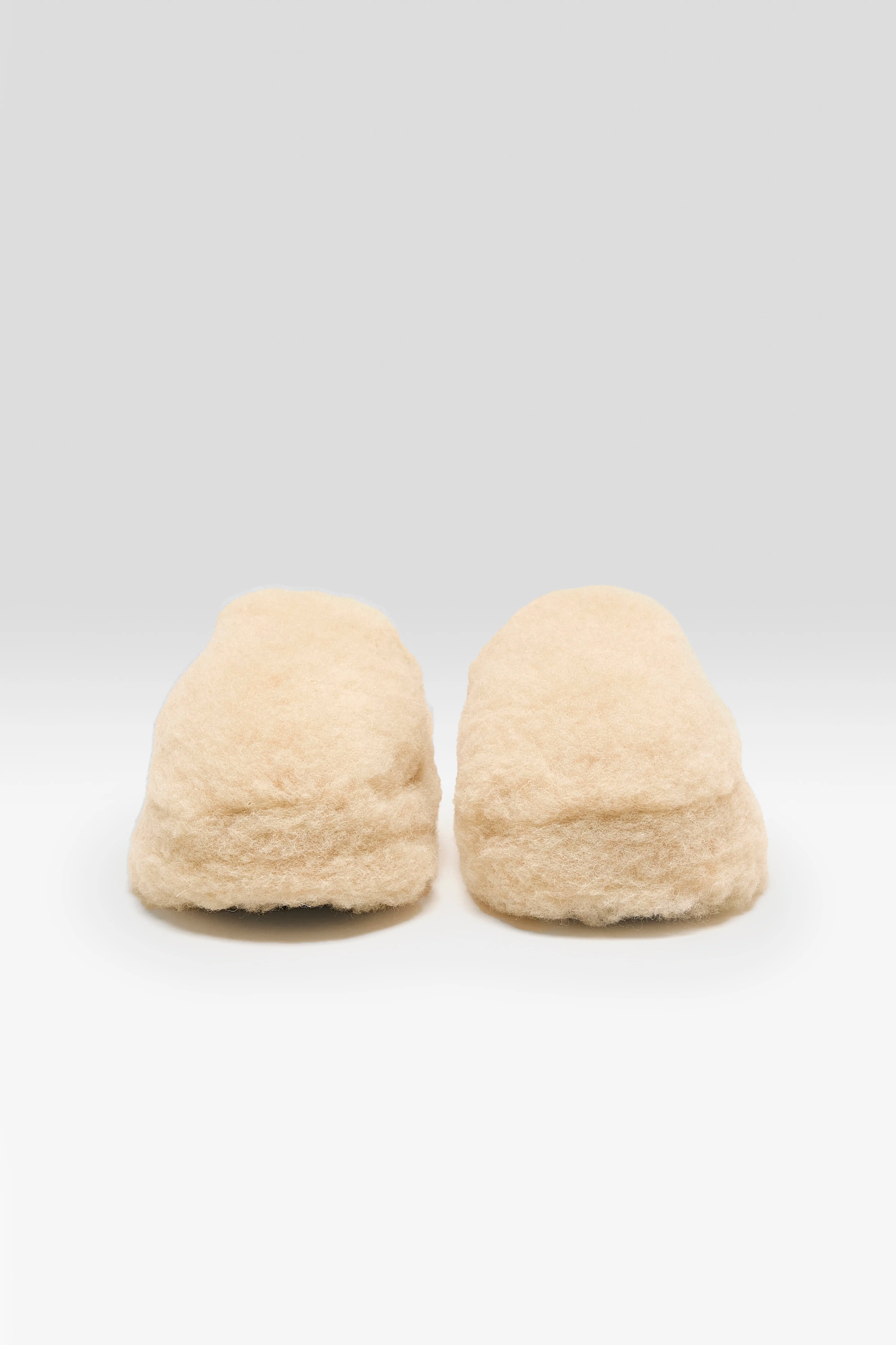 Pantoufles Mule en Laine (242 / W / BEIGE)