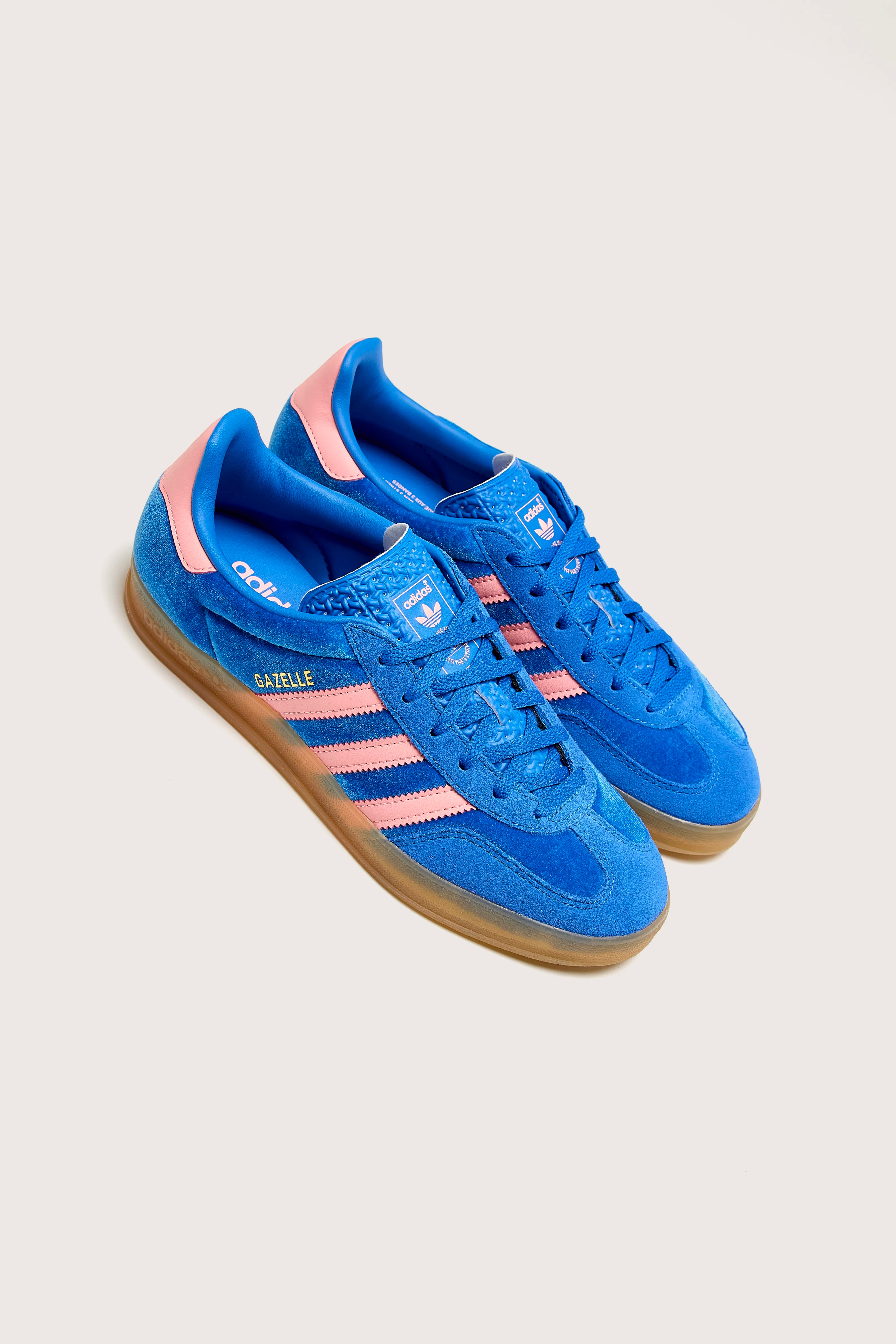 Adidas Gazelle Indoor Blue Velvet Sneakers Bellerose