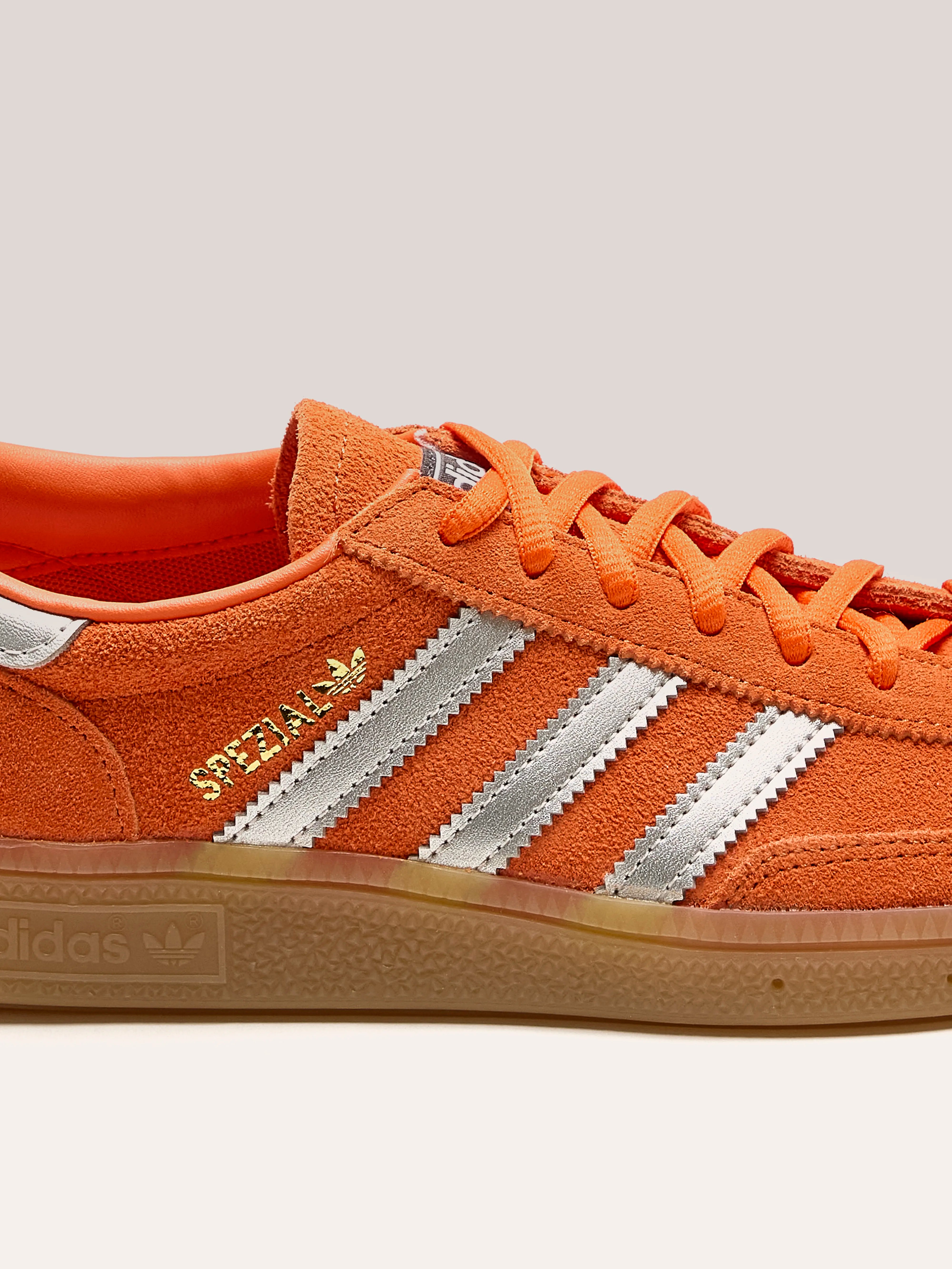 Adidas spezial orange trainers on sale