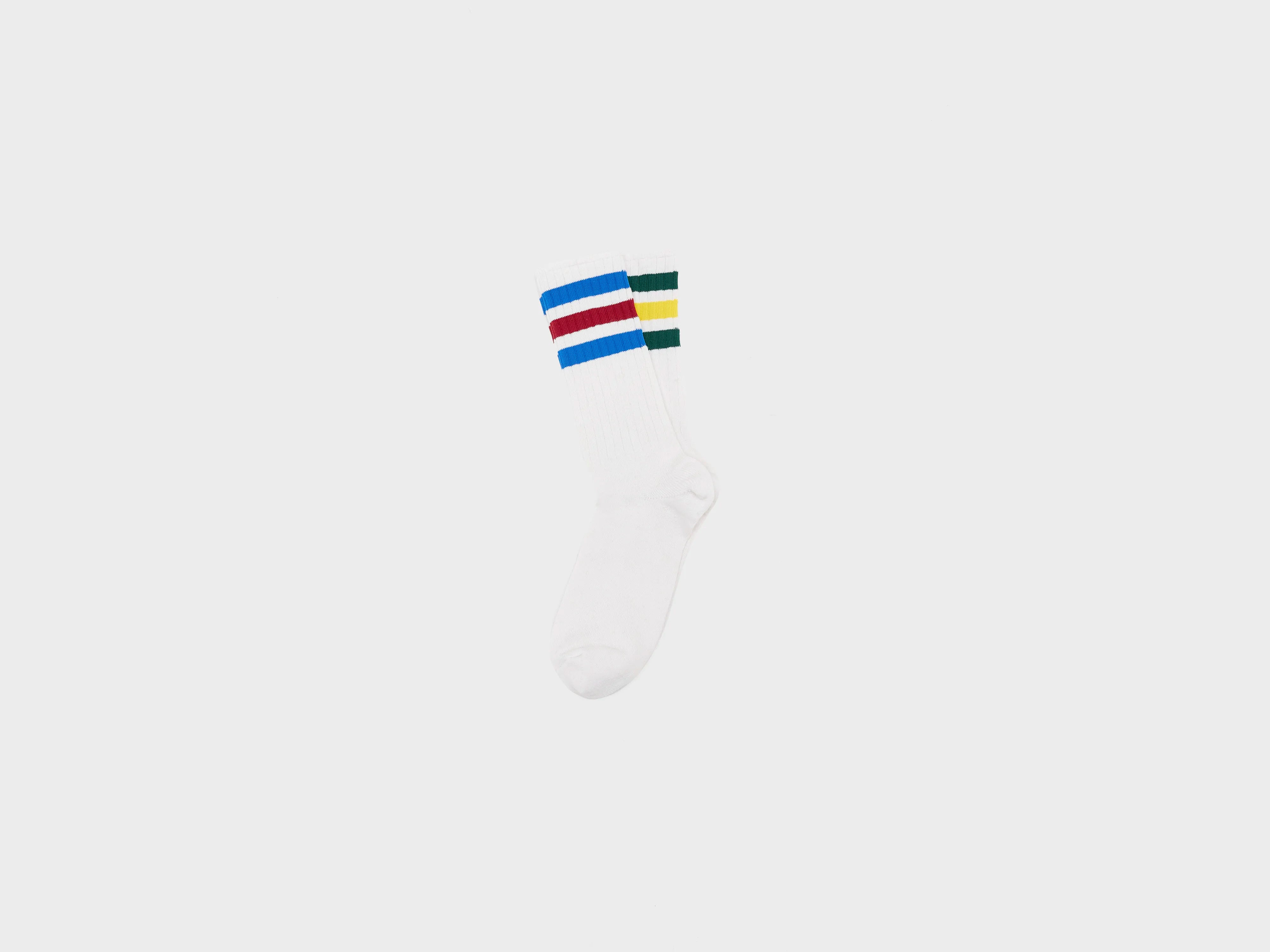 Ribbed Crew Socks  (251 / M / MULTICOLOR)