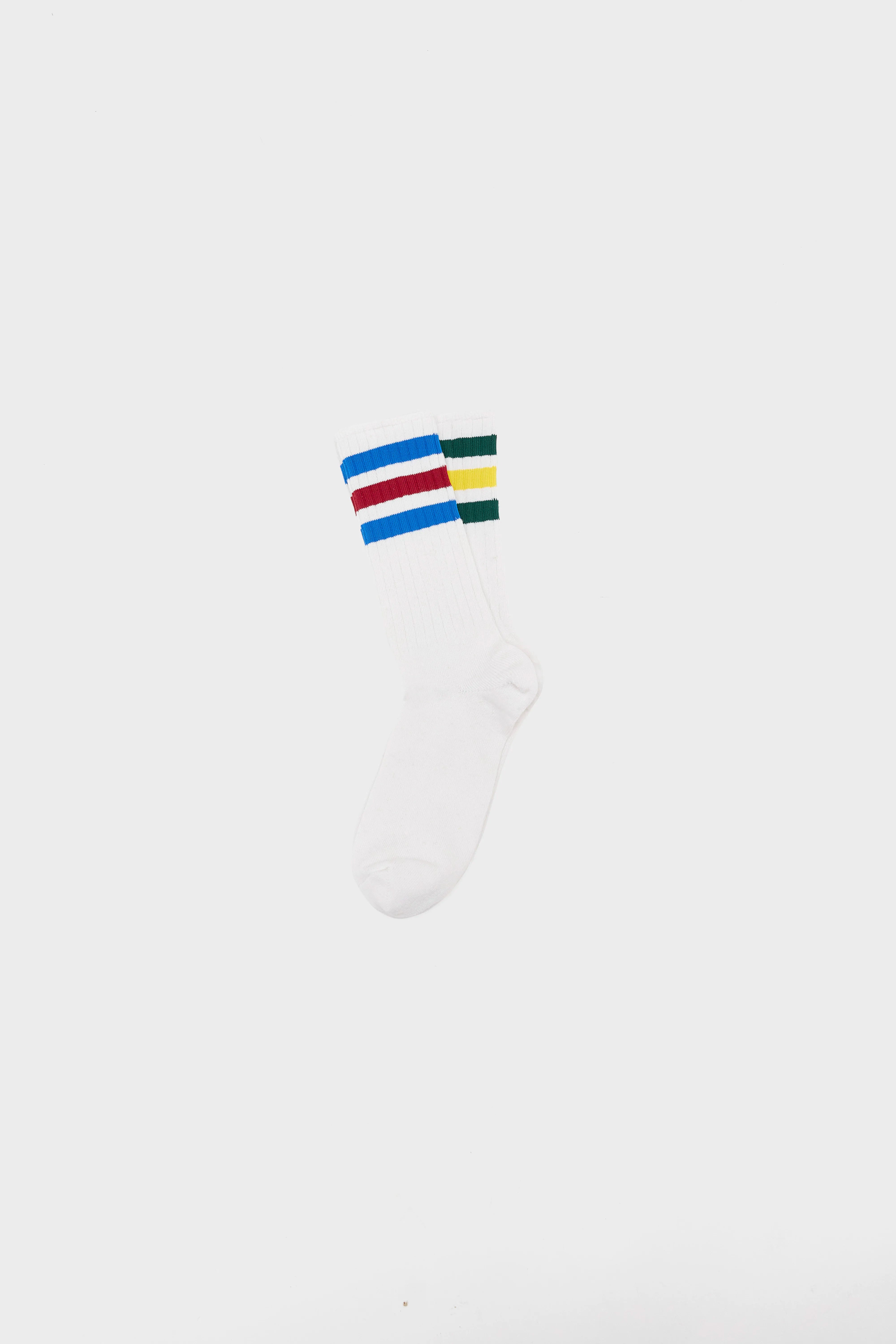 Ribbed Crew Socks  (251 / M / MULTICOLOR)