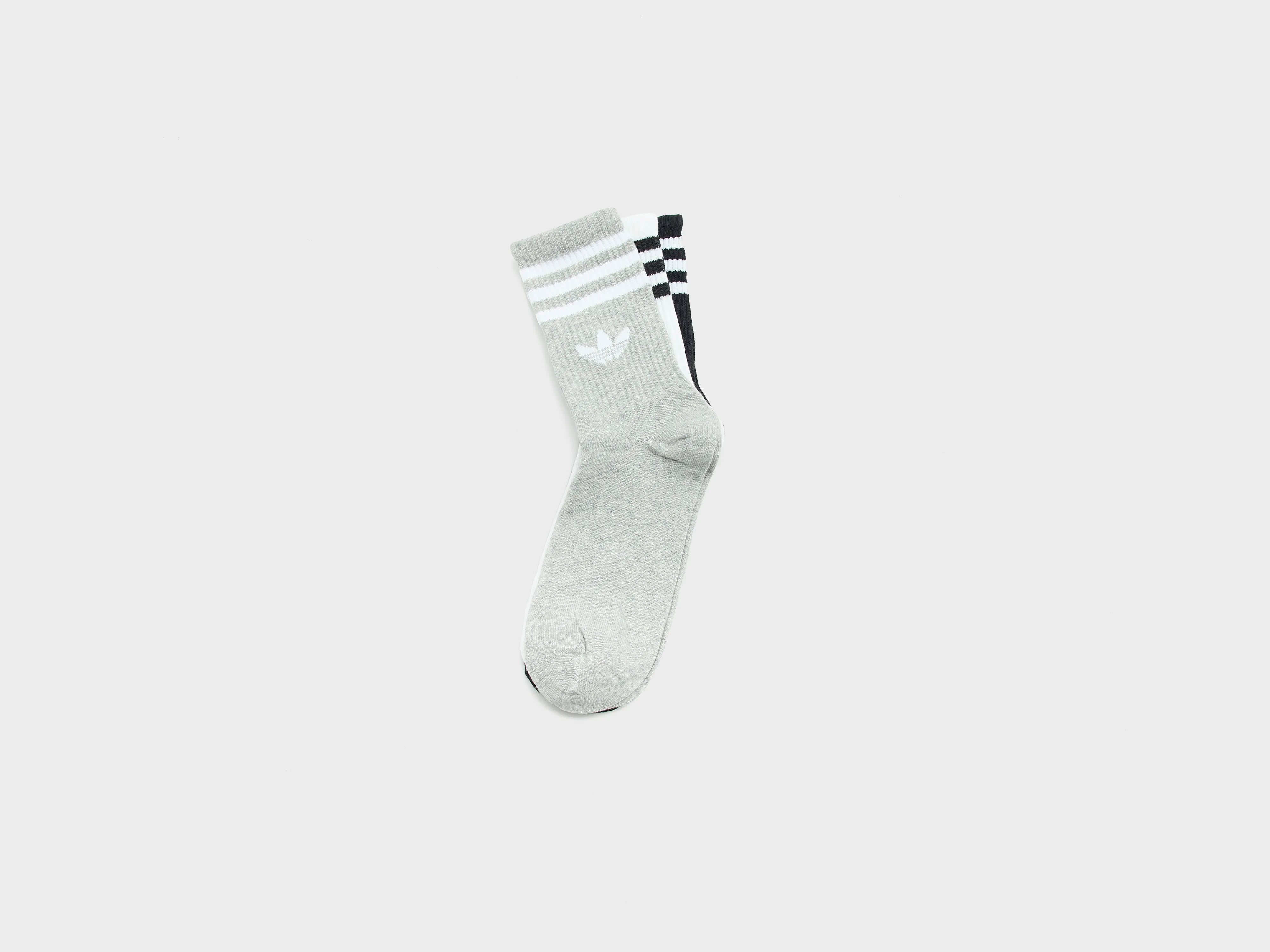 3-Stripes Crew Socks voor Mannen (252 / M / WHITE)