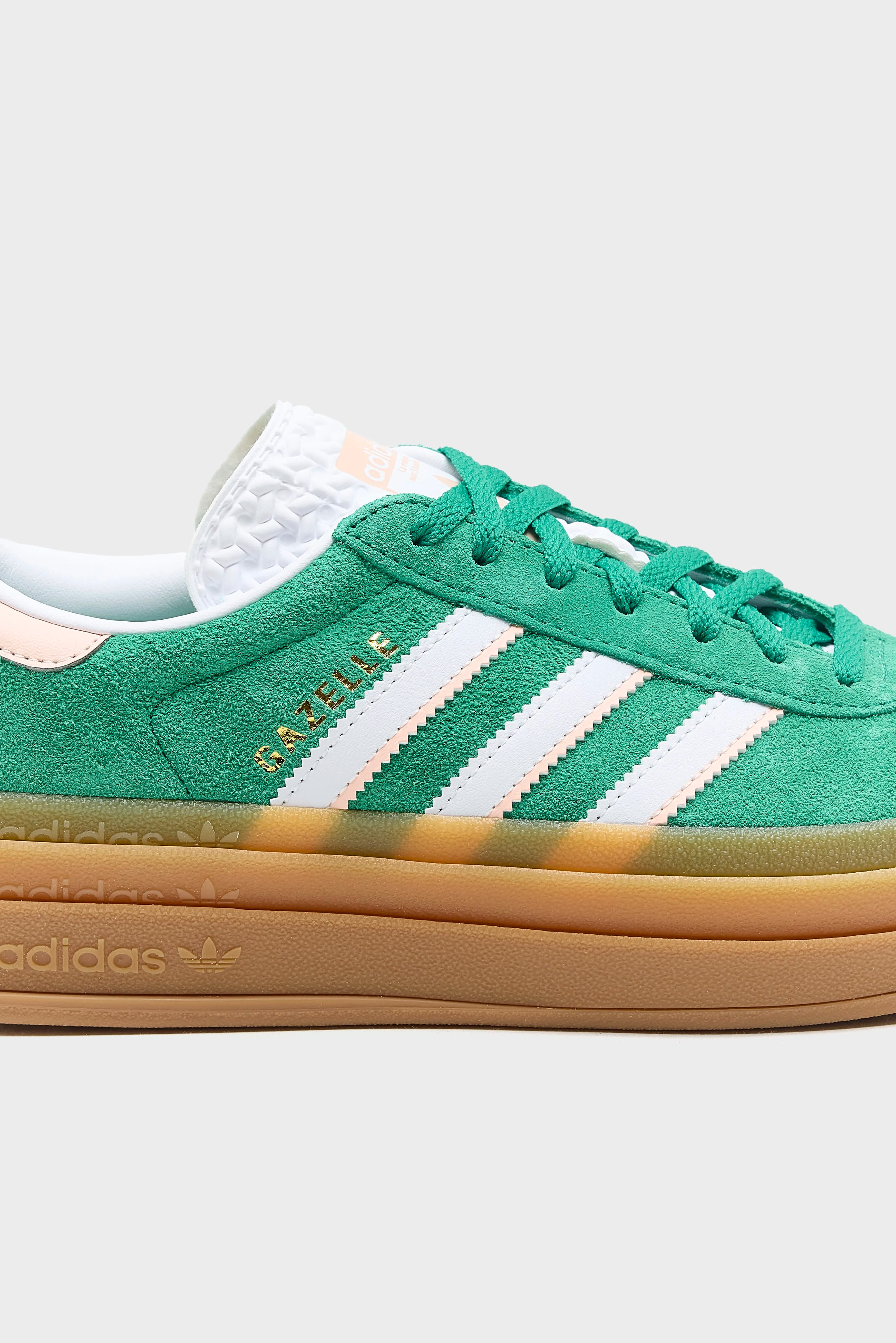adidas gazelle silver green womens adidas Gazelle Bold Collegiate Orange Gum (Women's) – YankeeKicks Online main image 1