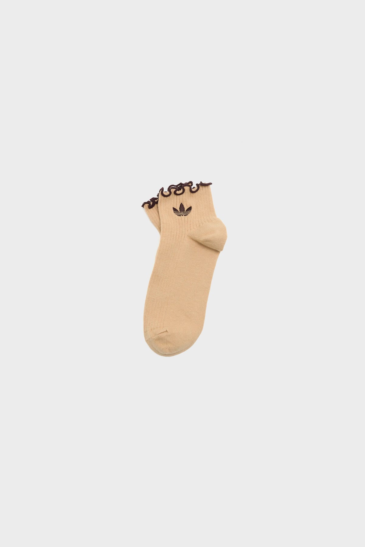Quarter Sokken met Ruches voor Dames (262 / W / BEIGE)