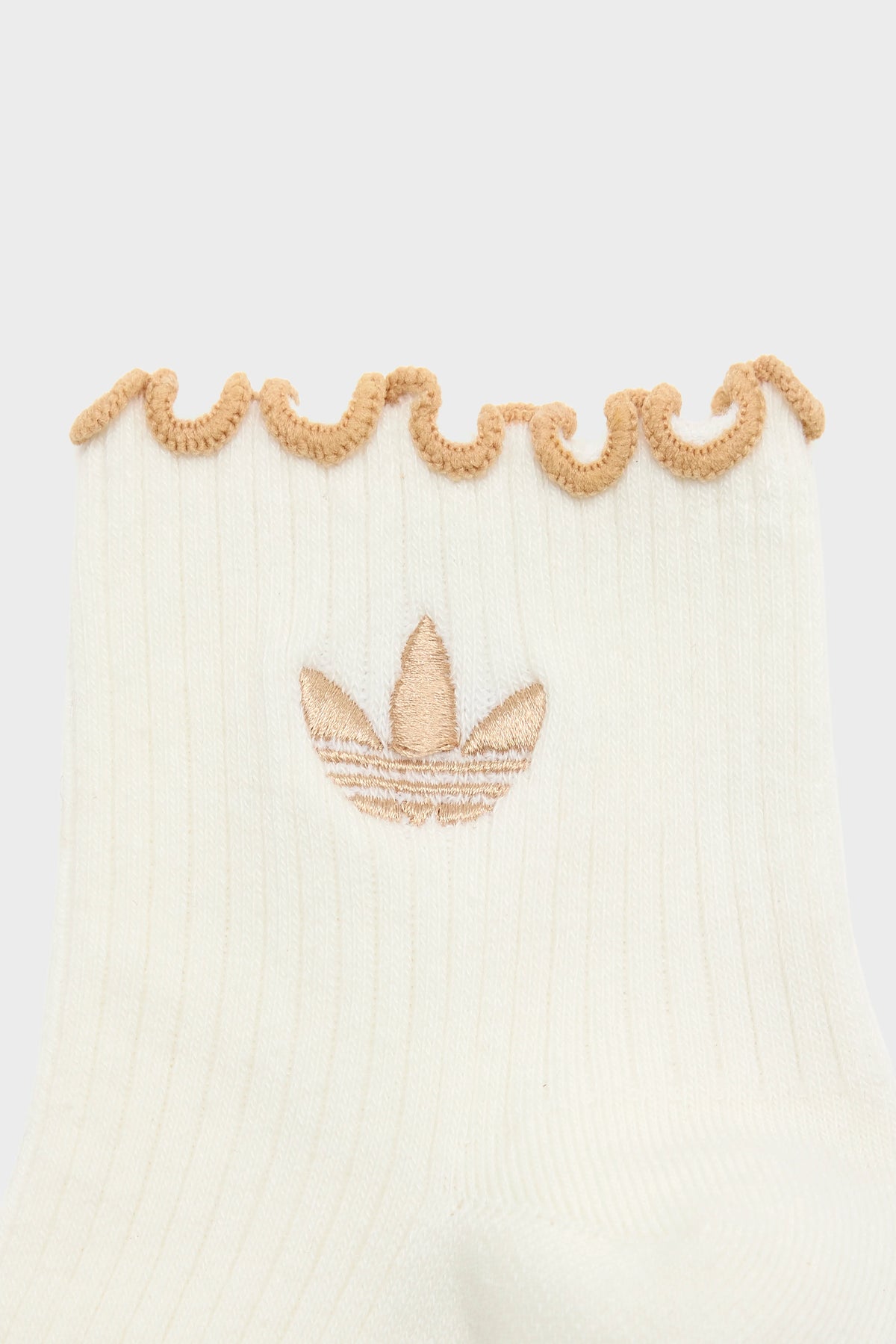 Quarter Sokken met Ruches voor Dames (262 / W / BEIGE)