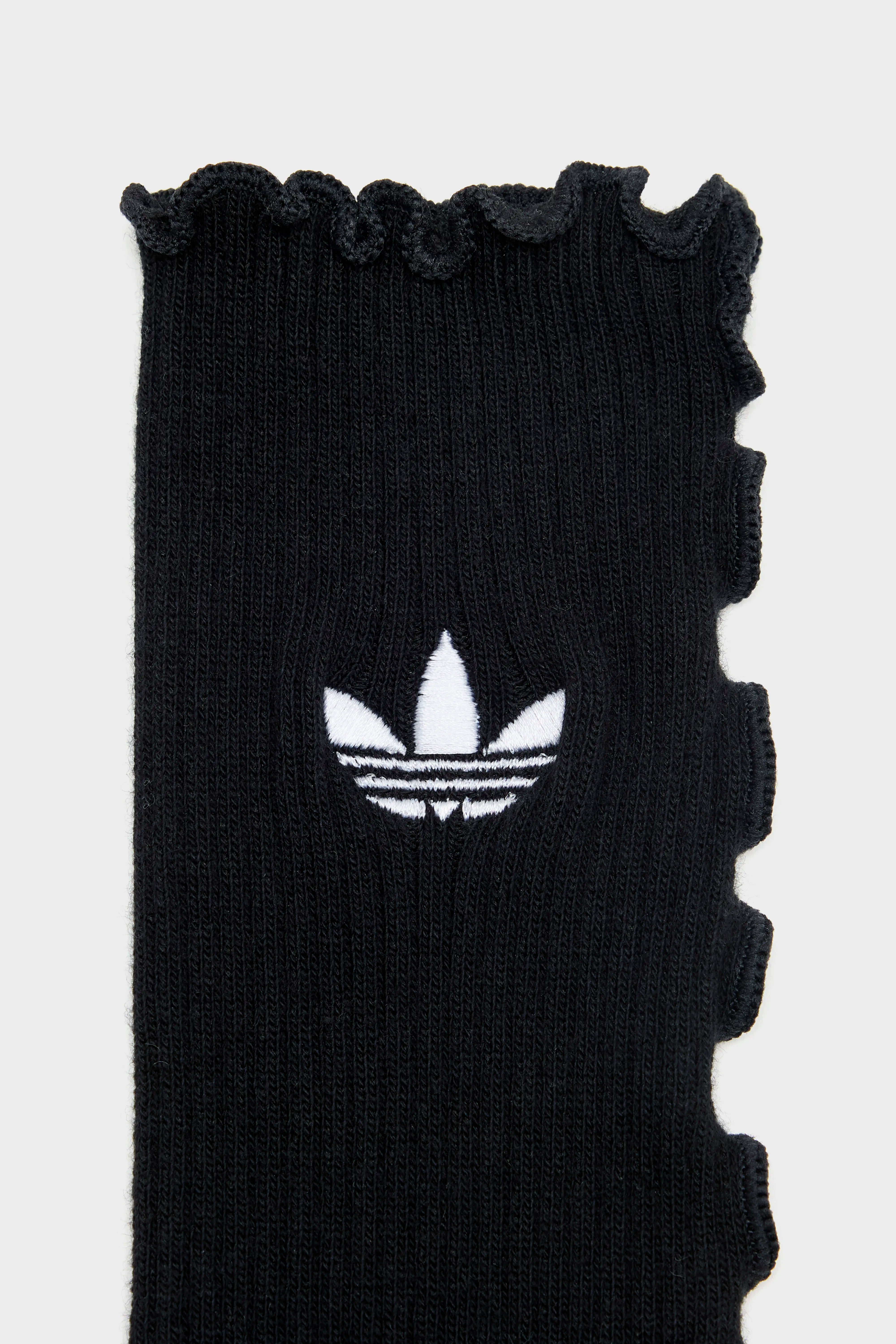 Crew sokken met ruches voor dames (262 / W / BLACK)