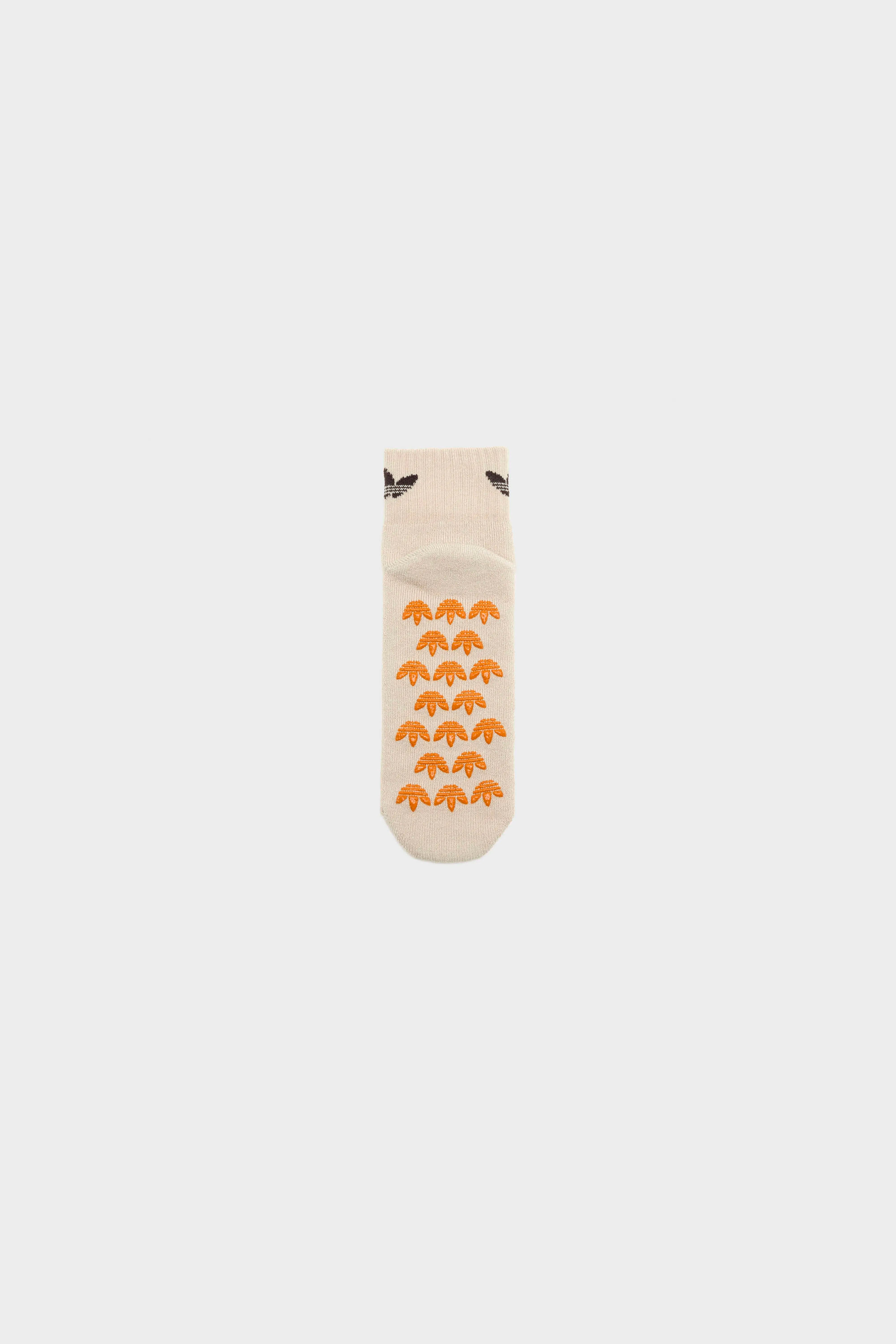 Anti-Slip Mid Ankle Socks for Kids (262 / B / BEIGE)