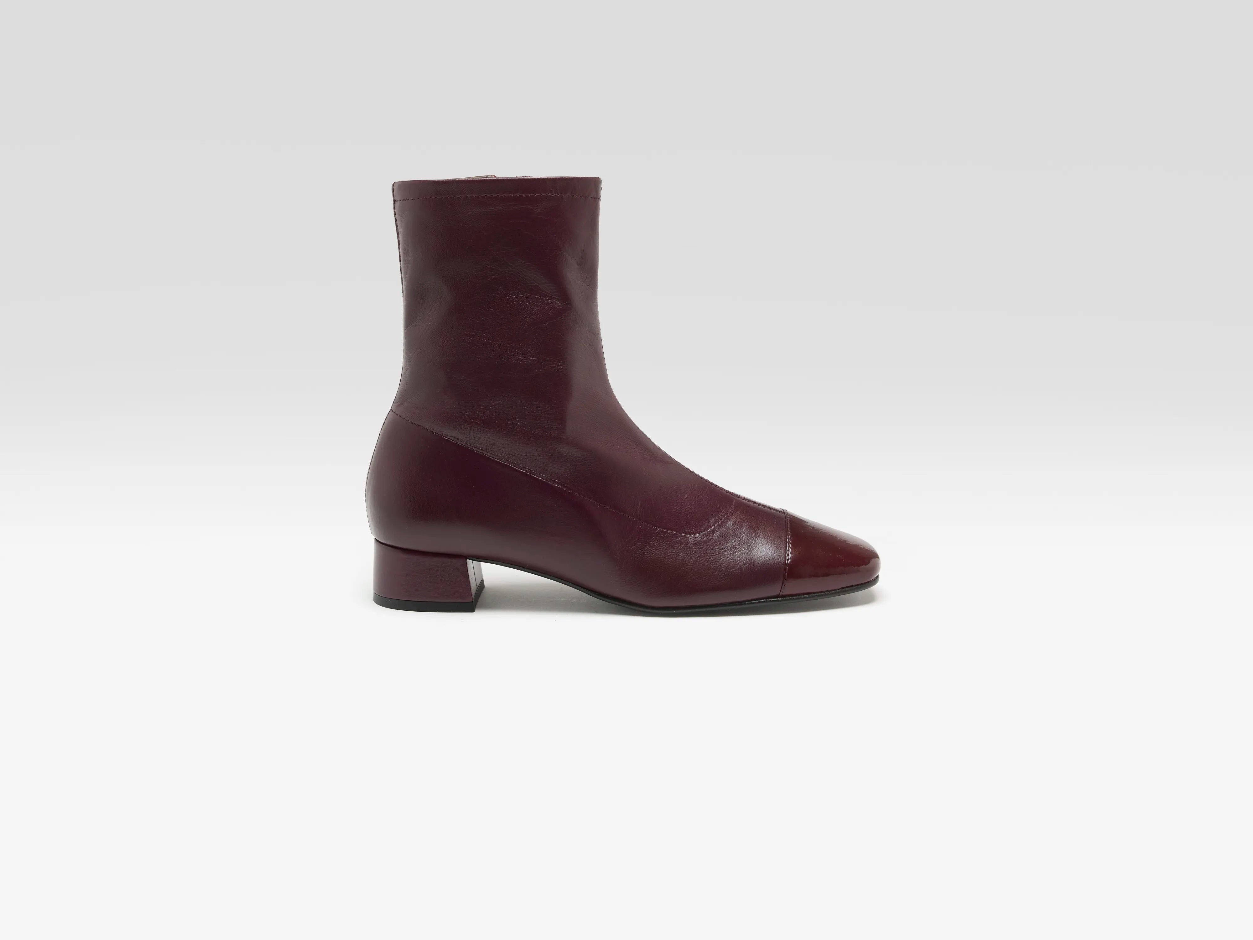 Laurie Ankle Boots (262 / W / BURGUNDY)