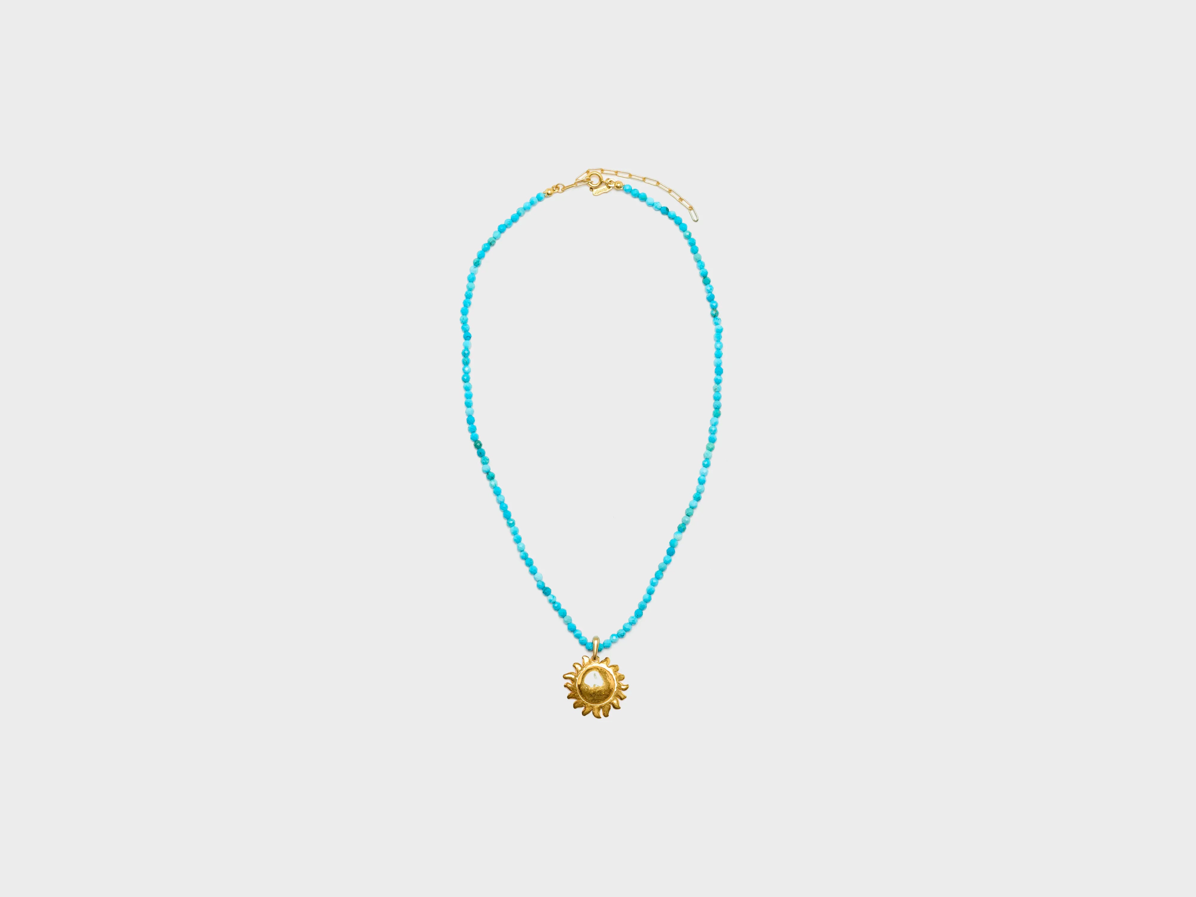 Sole Mio Turquoise Necklace  (251 / W / TURQUOISE)