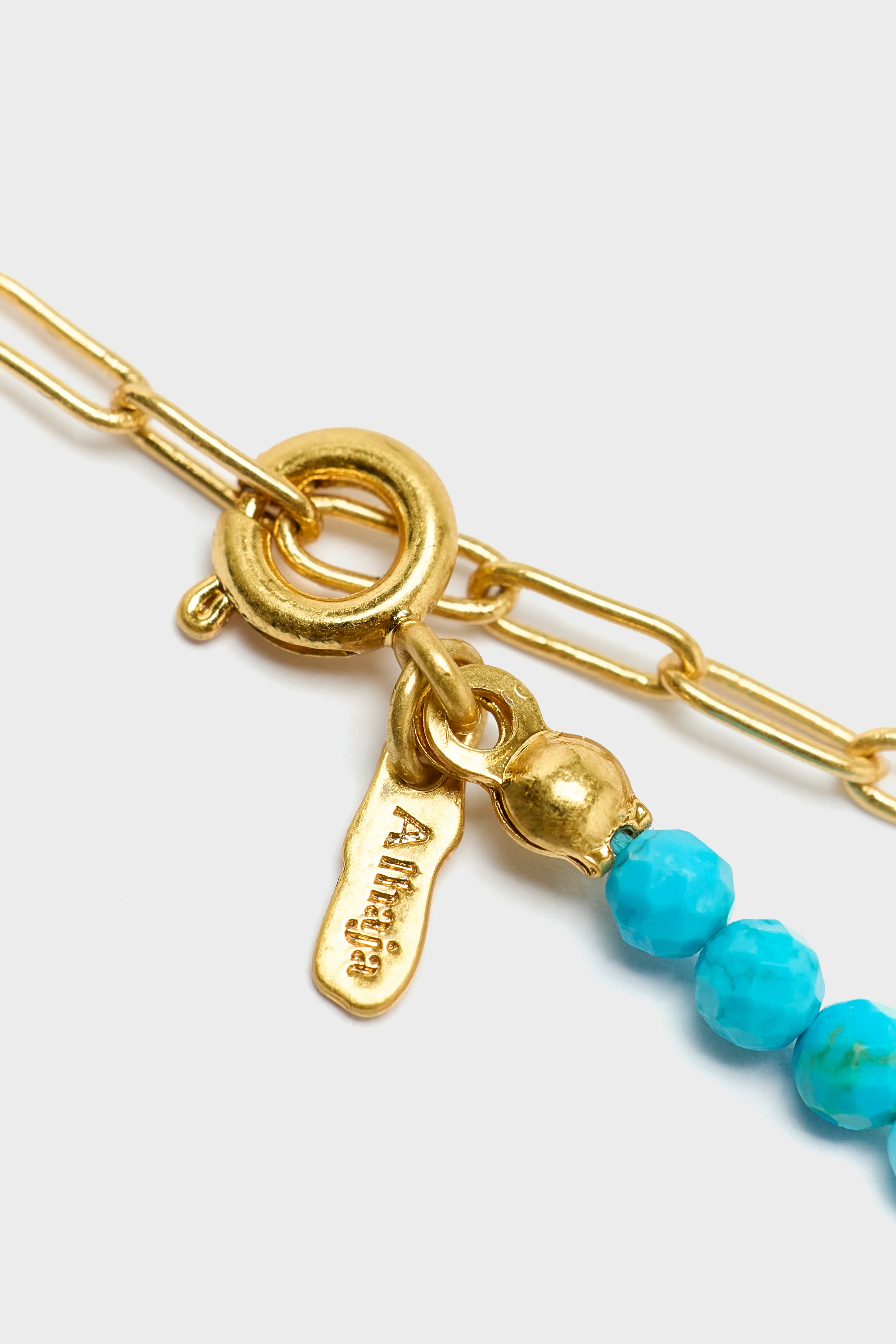 Sole Mio Turquoise Necklace (251 / W / TURQUOISE)