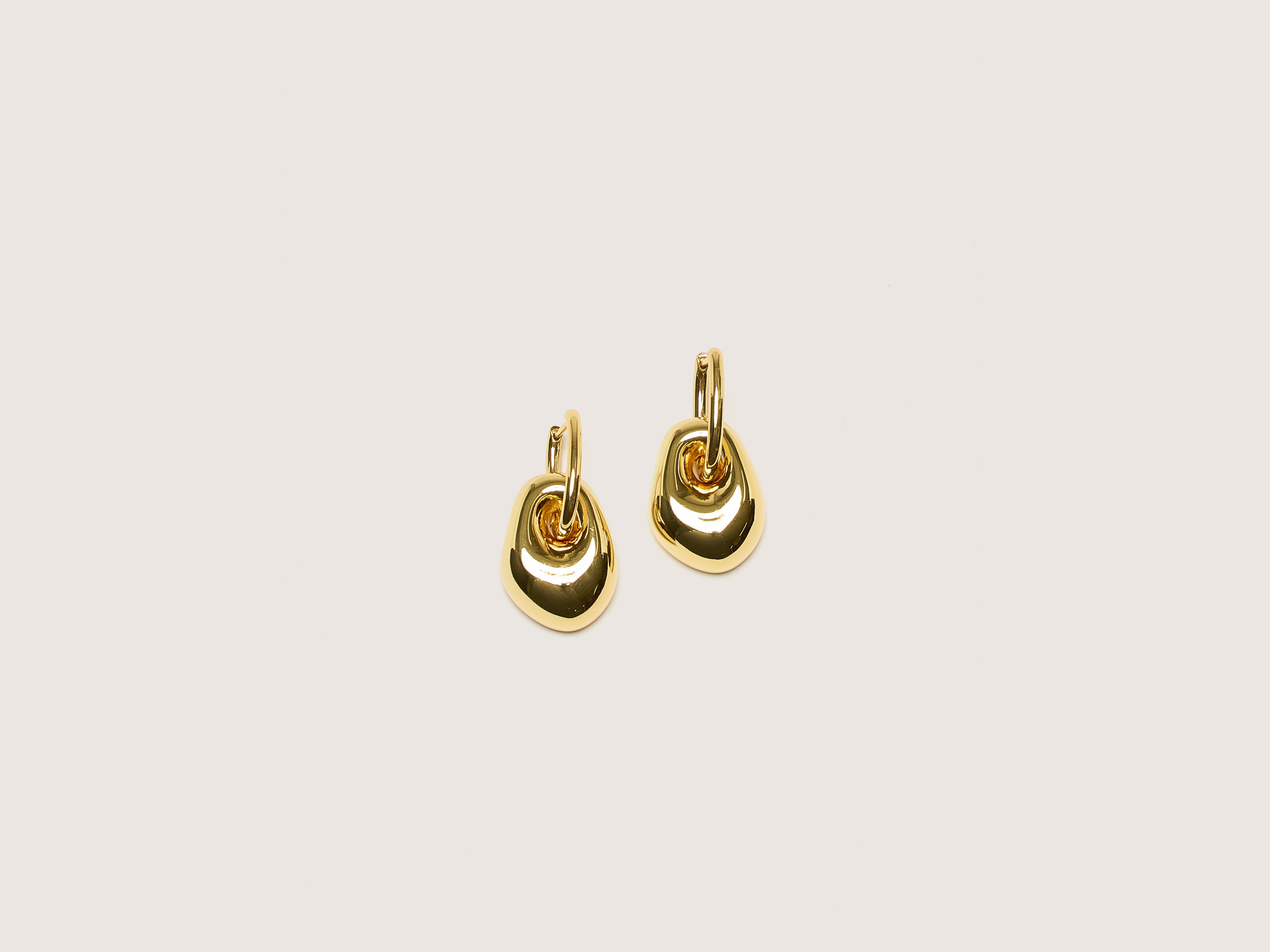 Golden Pebble Earrings For Women | Bellerose