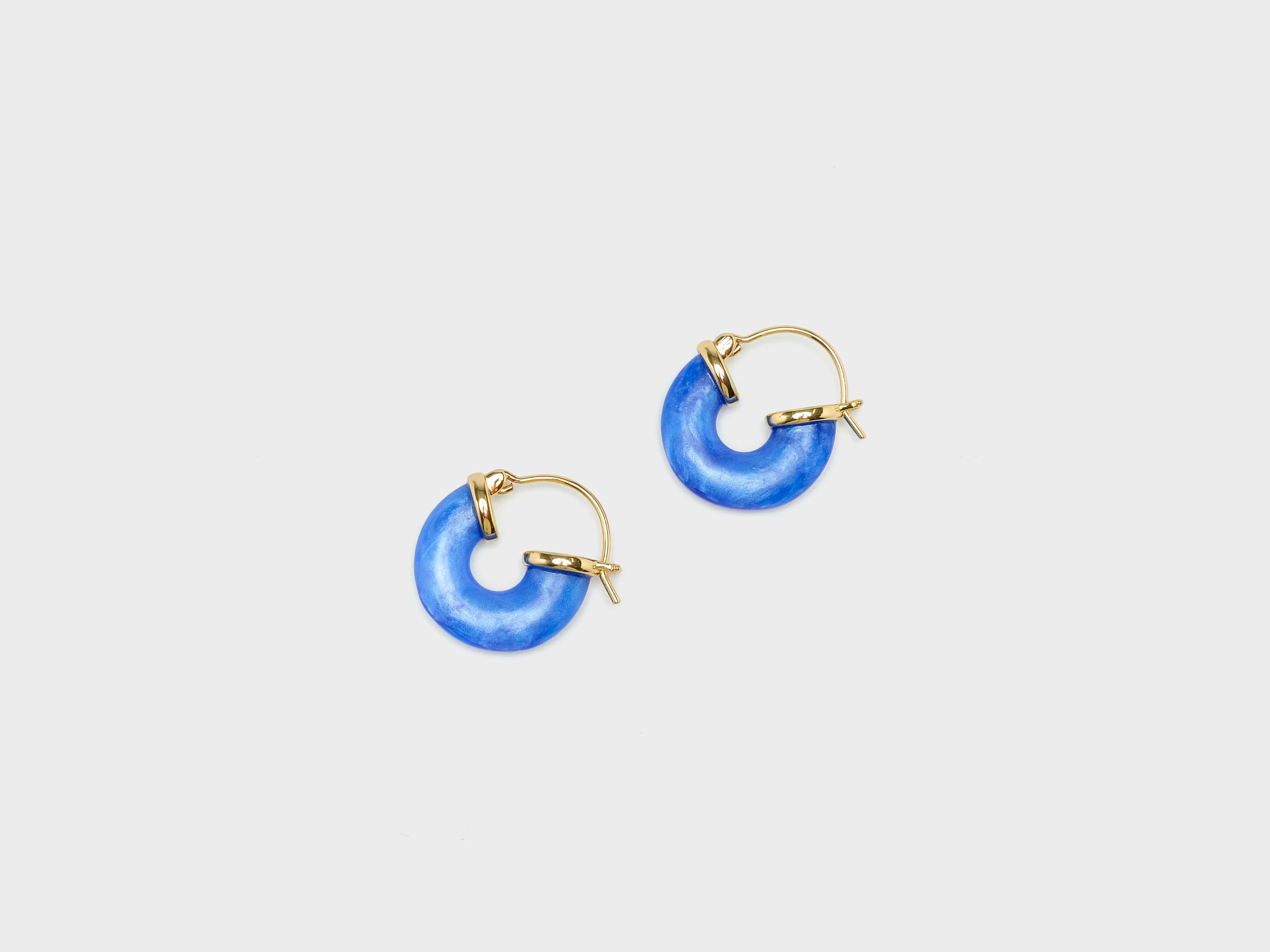 Petit Swell Hoop Earrings  (251 / W / GOLD)