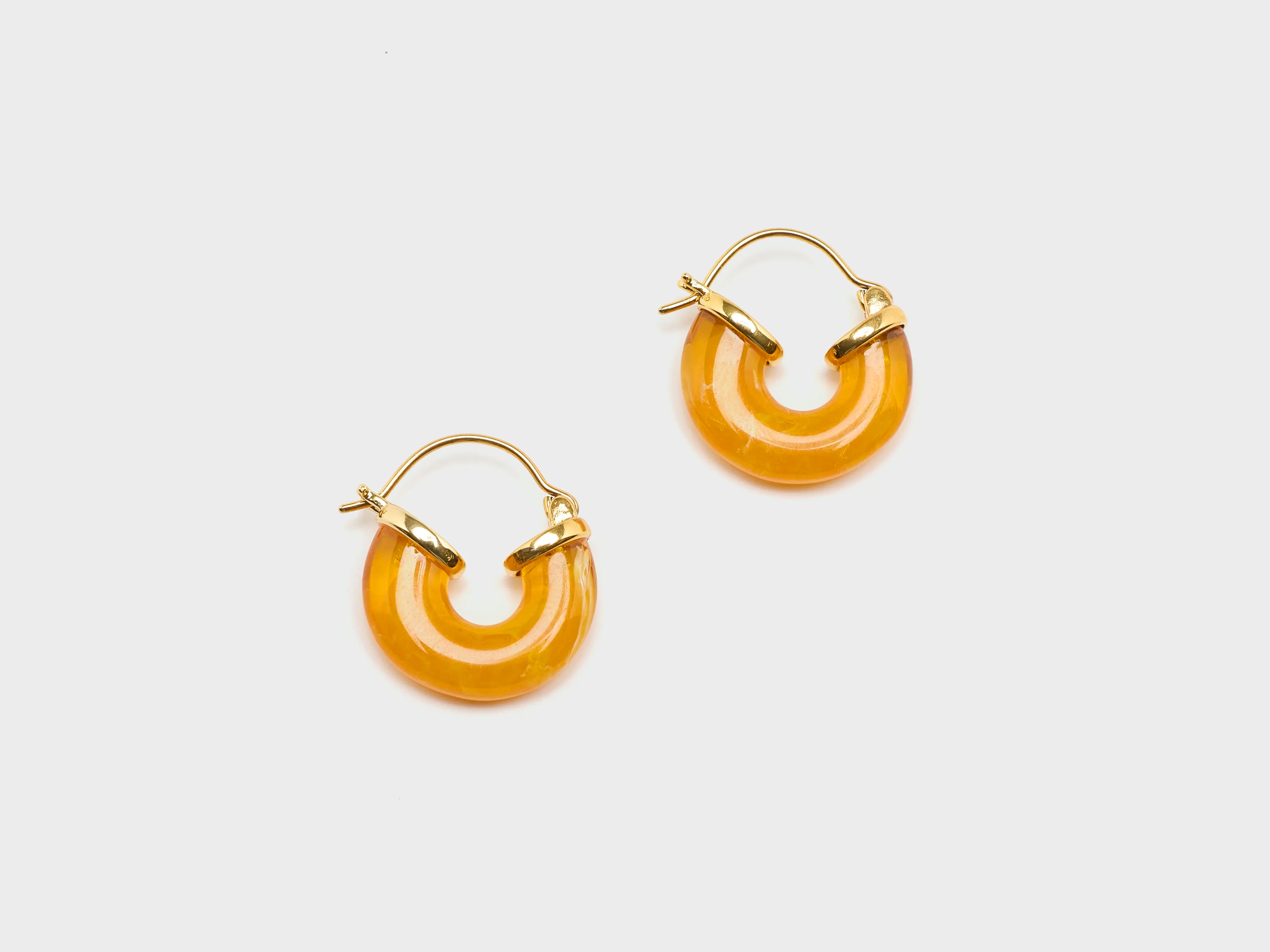 Boucles d'oreilles Petit Swell Hoop  (261 / W / ORANGE)