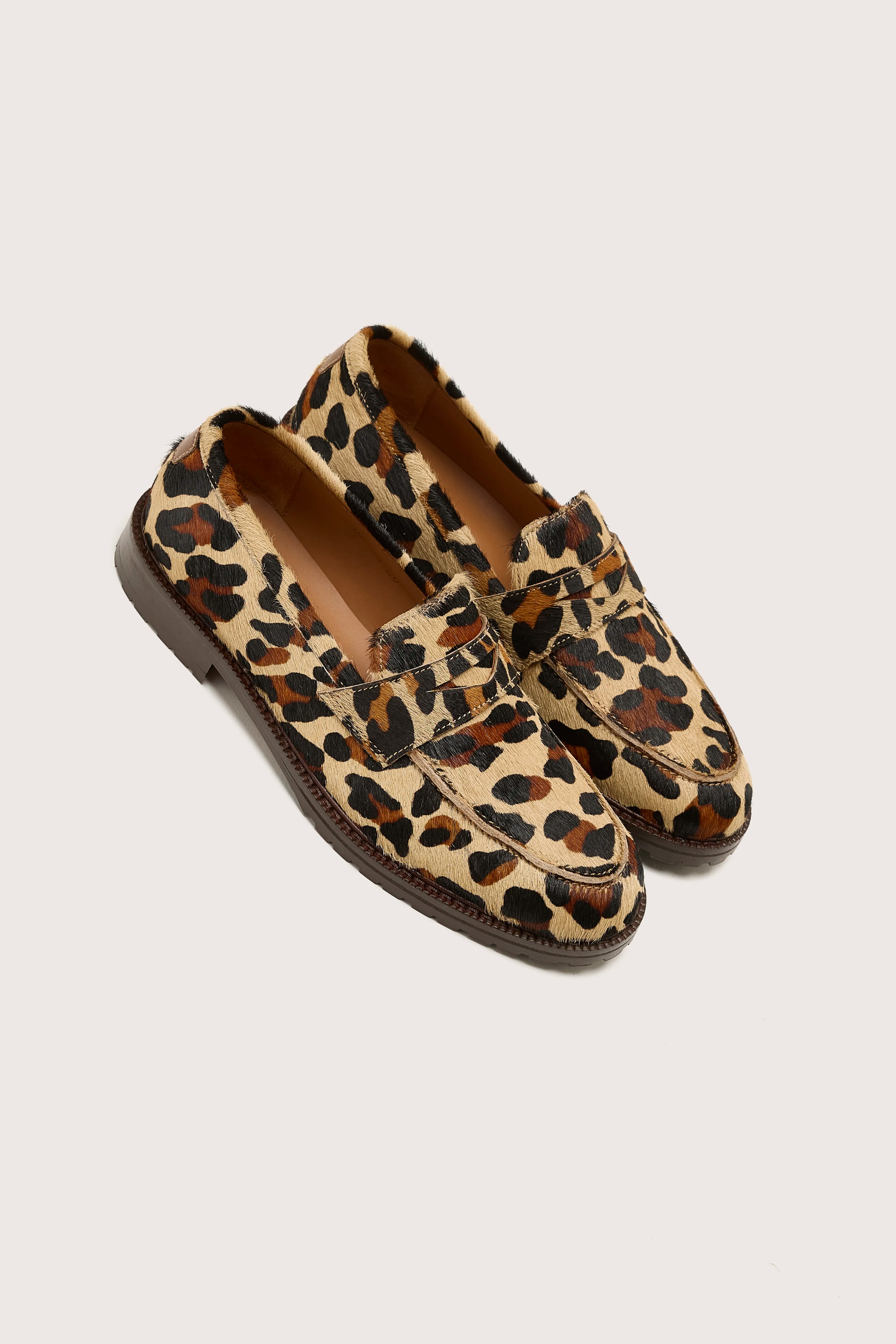 Leopard Loafers (242 / W / BROWN)