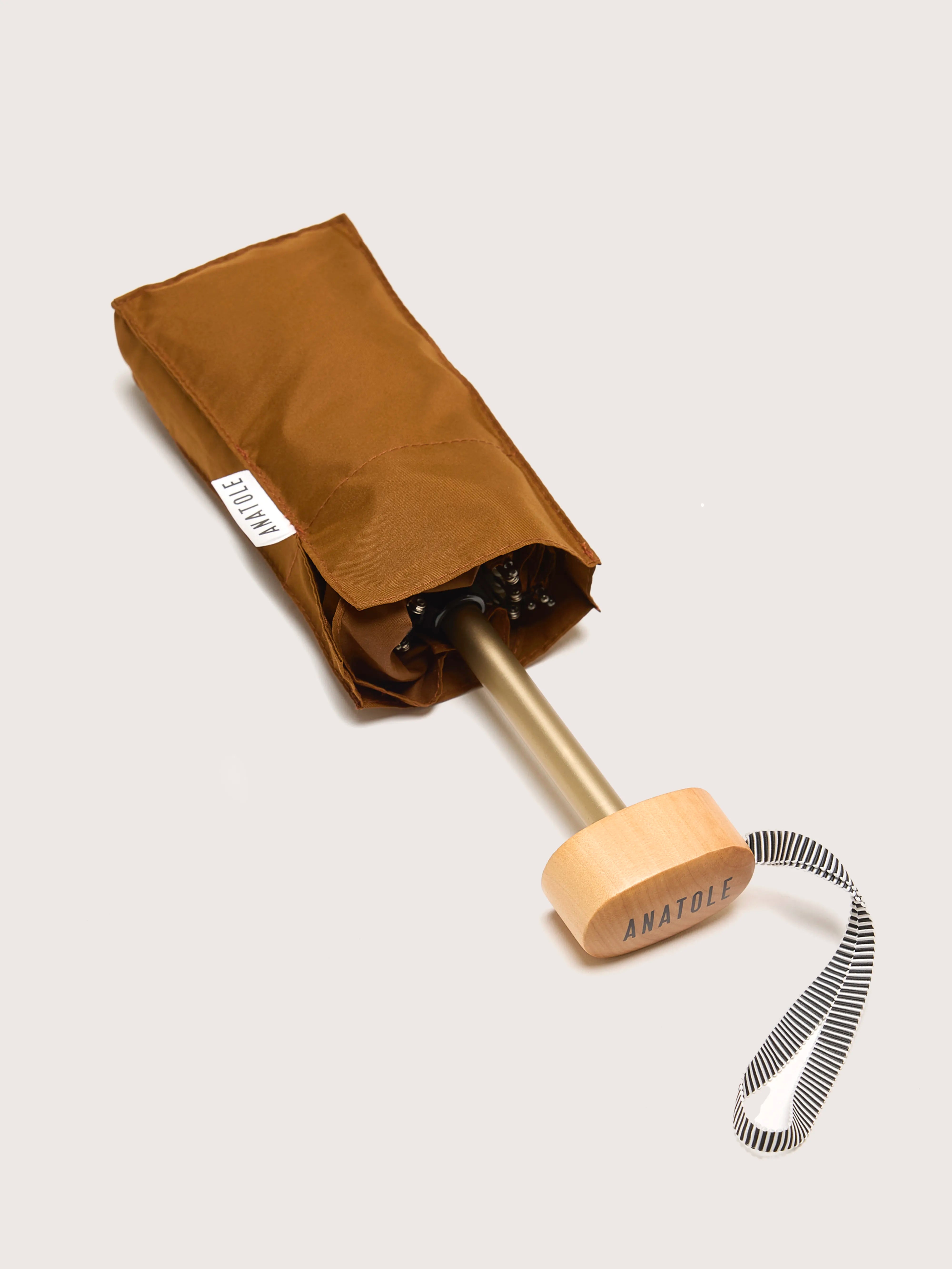 Augustine Compact Umbrella (242 / W / BROWN)