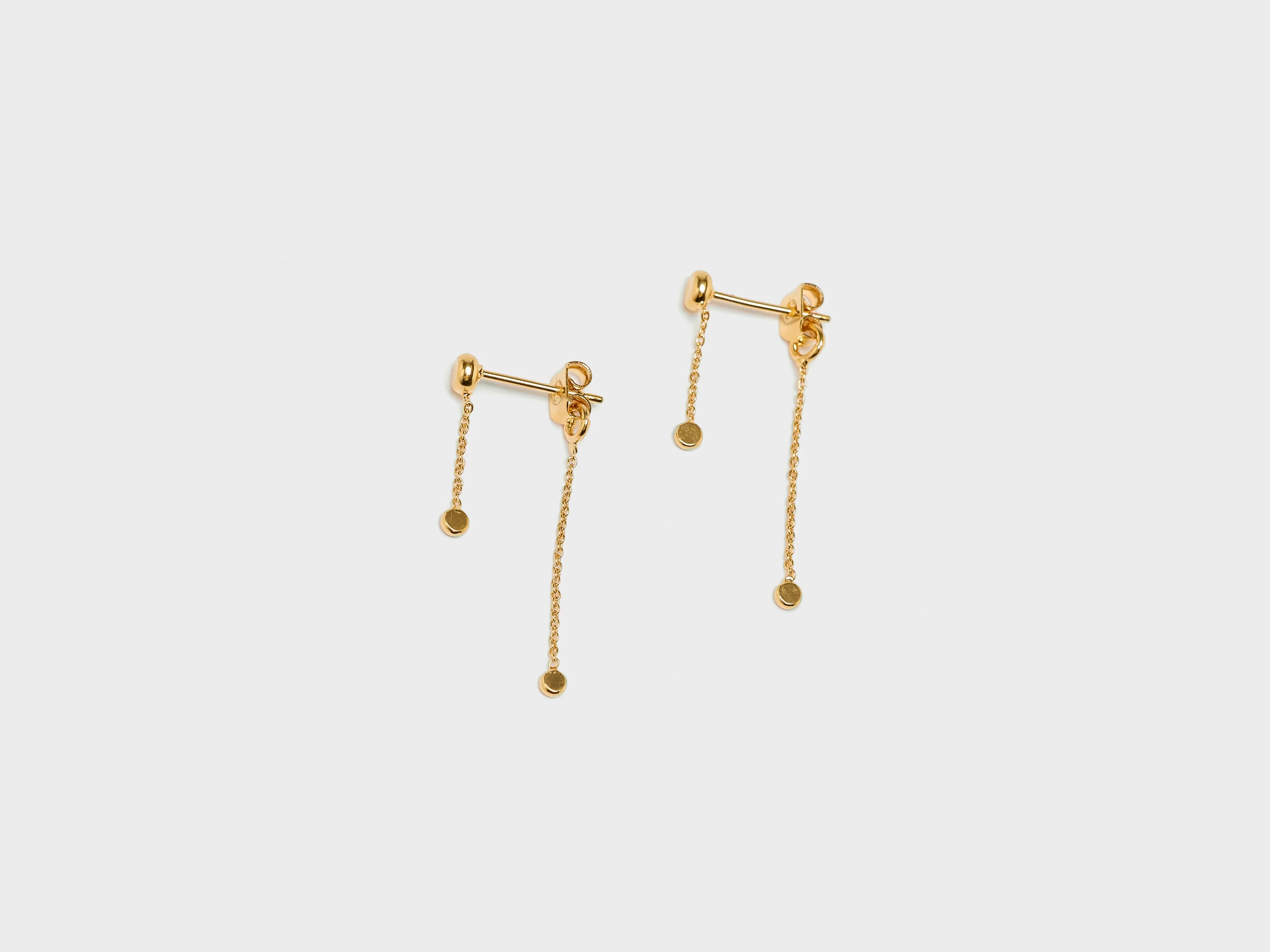Boucles d'Oreilles Chaîne Origine  (251 / W / GOLD)